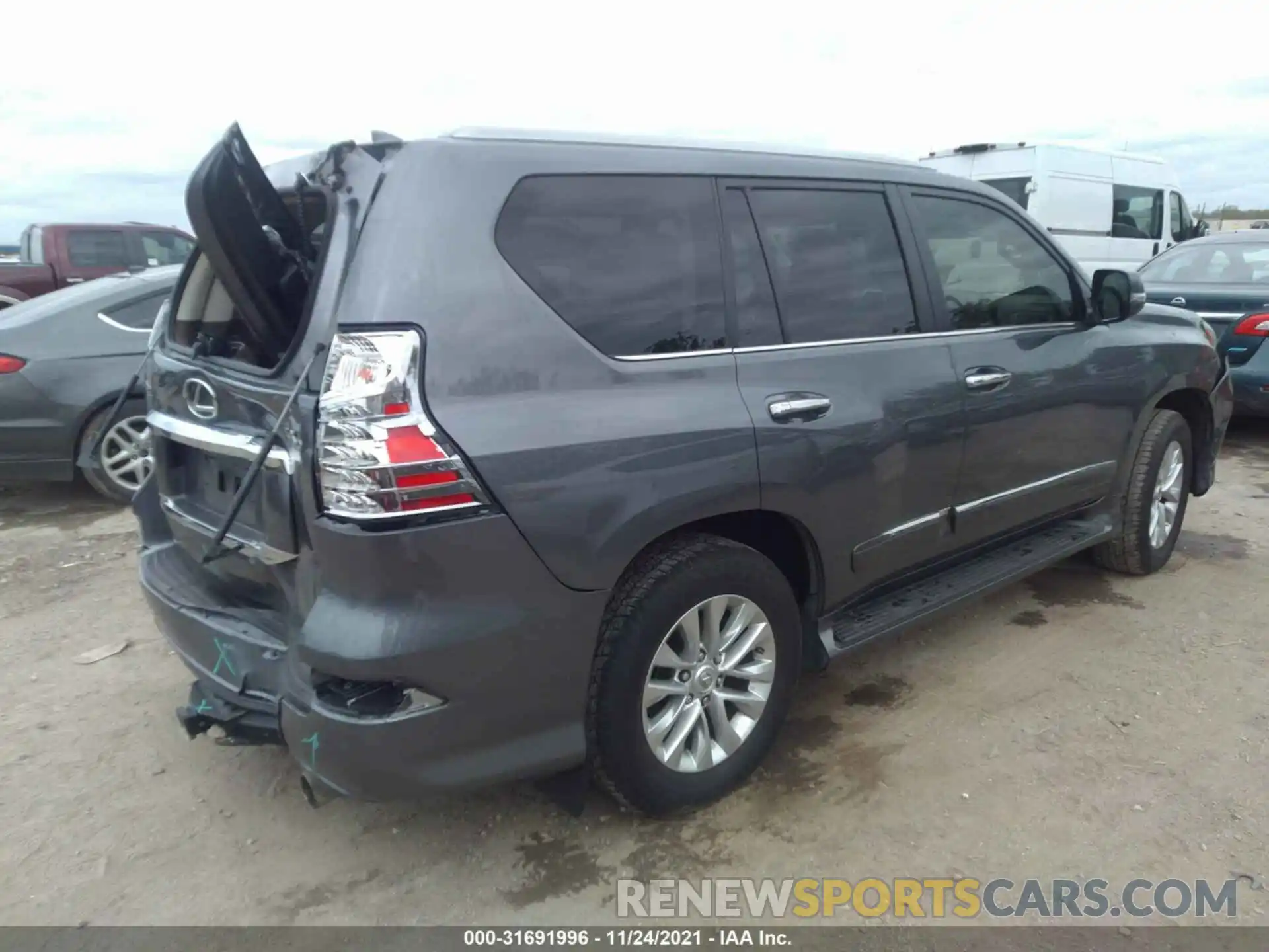 4 Photograph of a damaged car JTJBM7FX3K5238437 LEXUS GX 2019