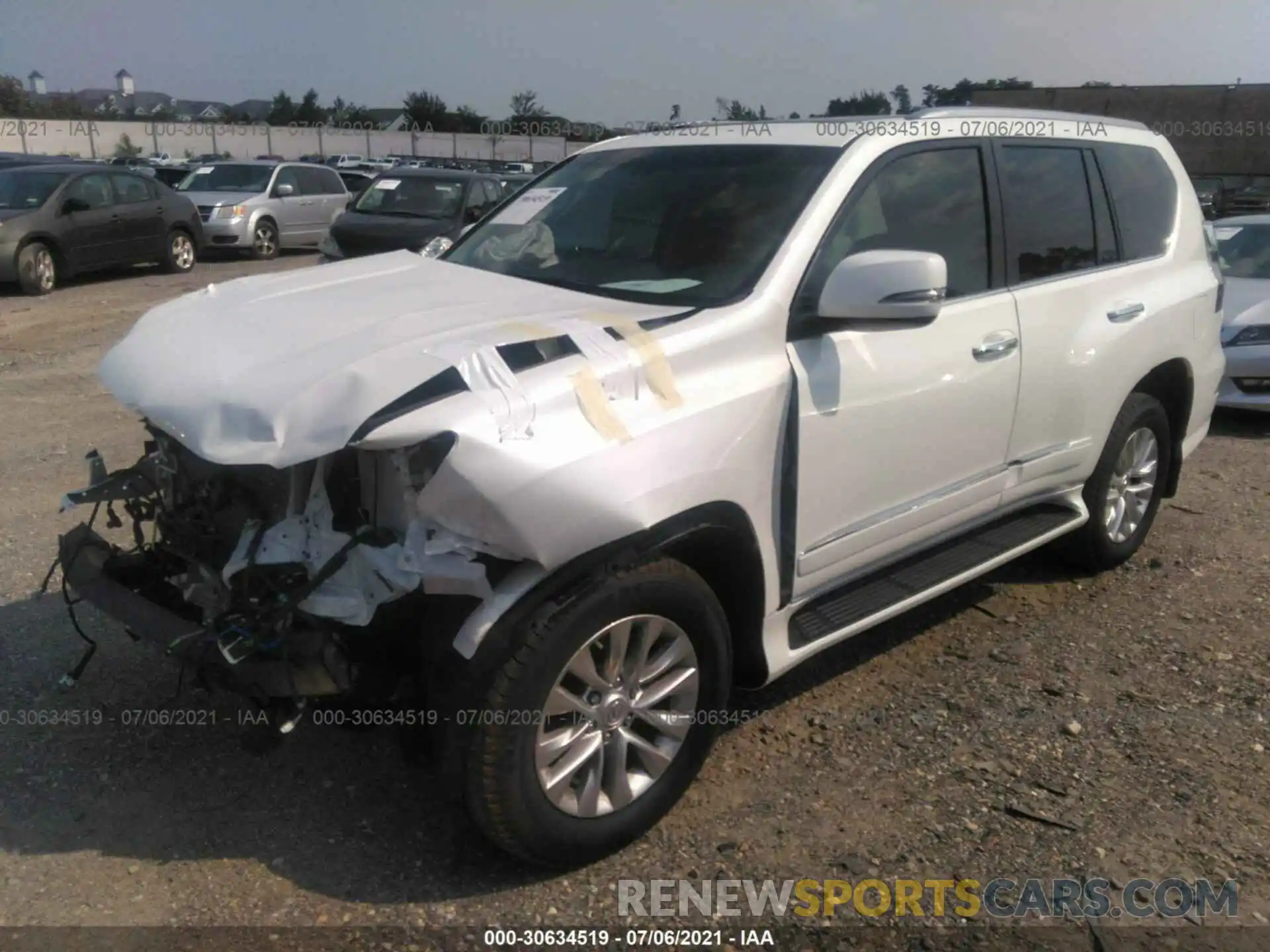 2 Photograph of a damaged car JTJBM7FX3K5240589 LEXUS GX 2019