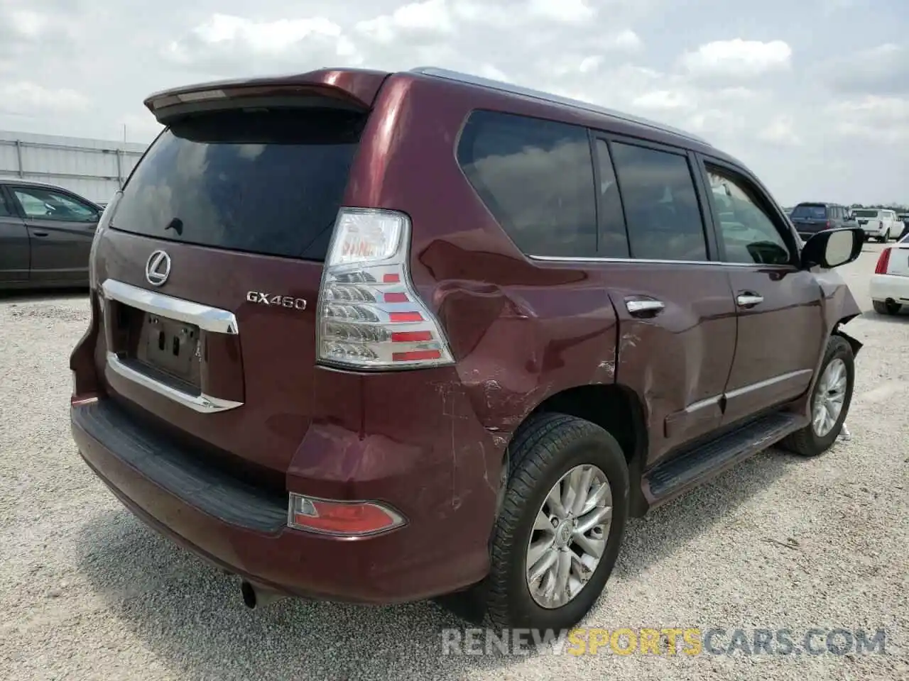 4 Фотография поврежденного автомобиля JTJBM7FX4K5210727 LEXUS GX 2019