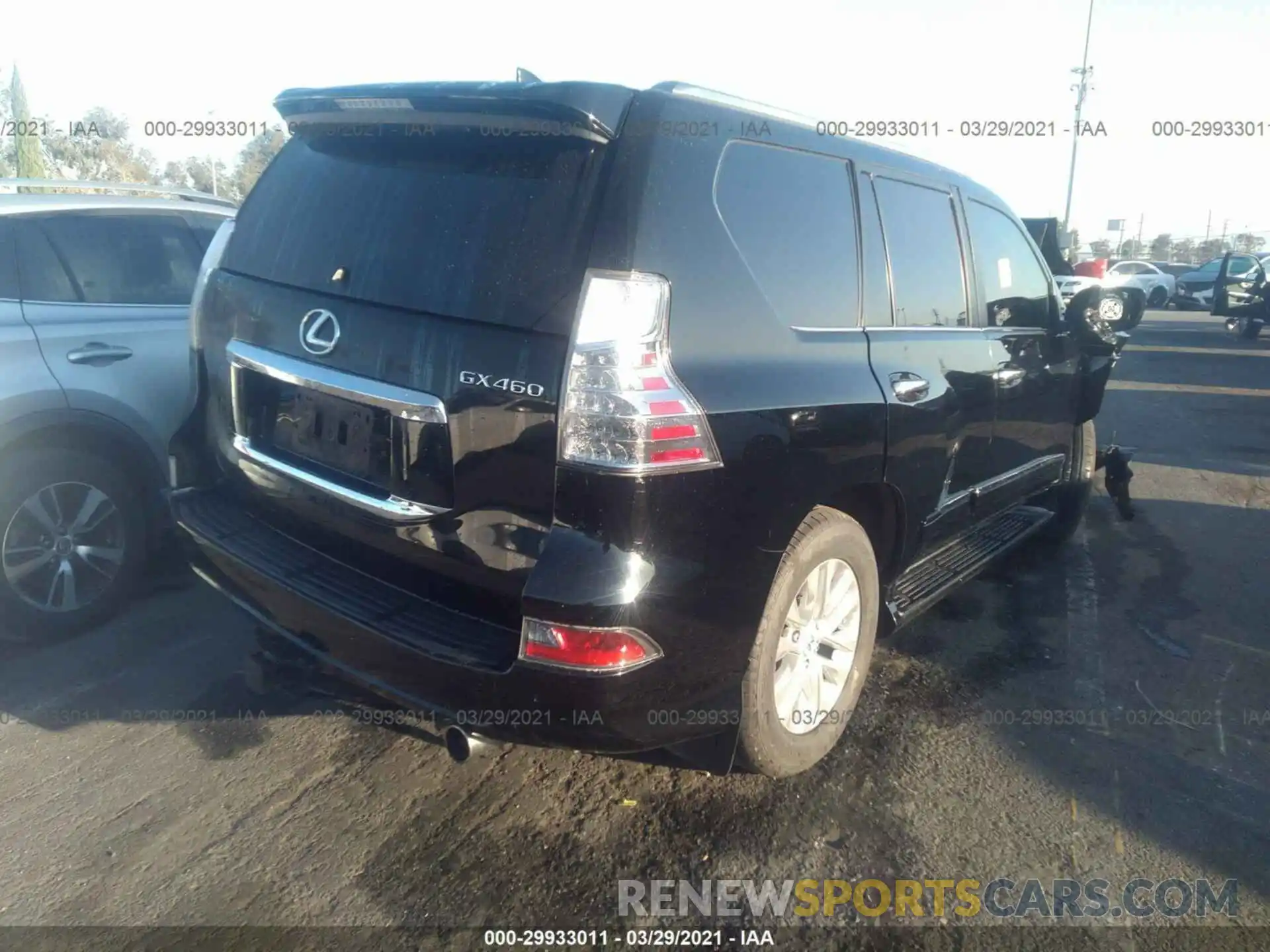 4 Фотография поврежденного автомобиля JTJBM7FX4K5211733 LEXUS GX 2019