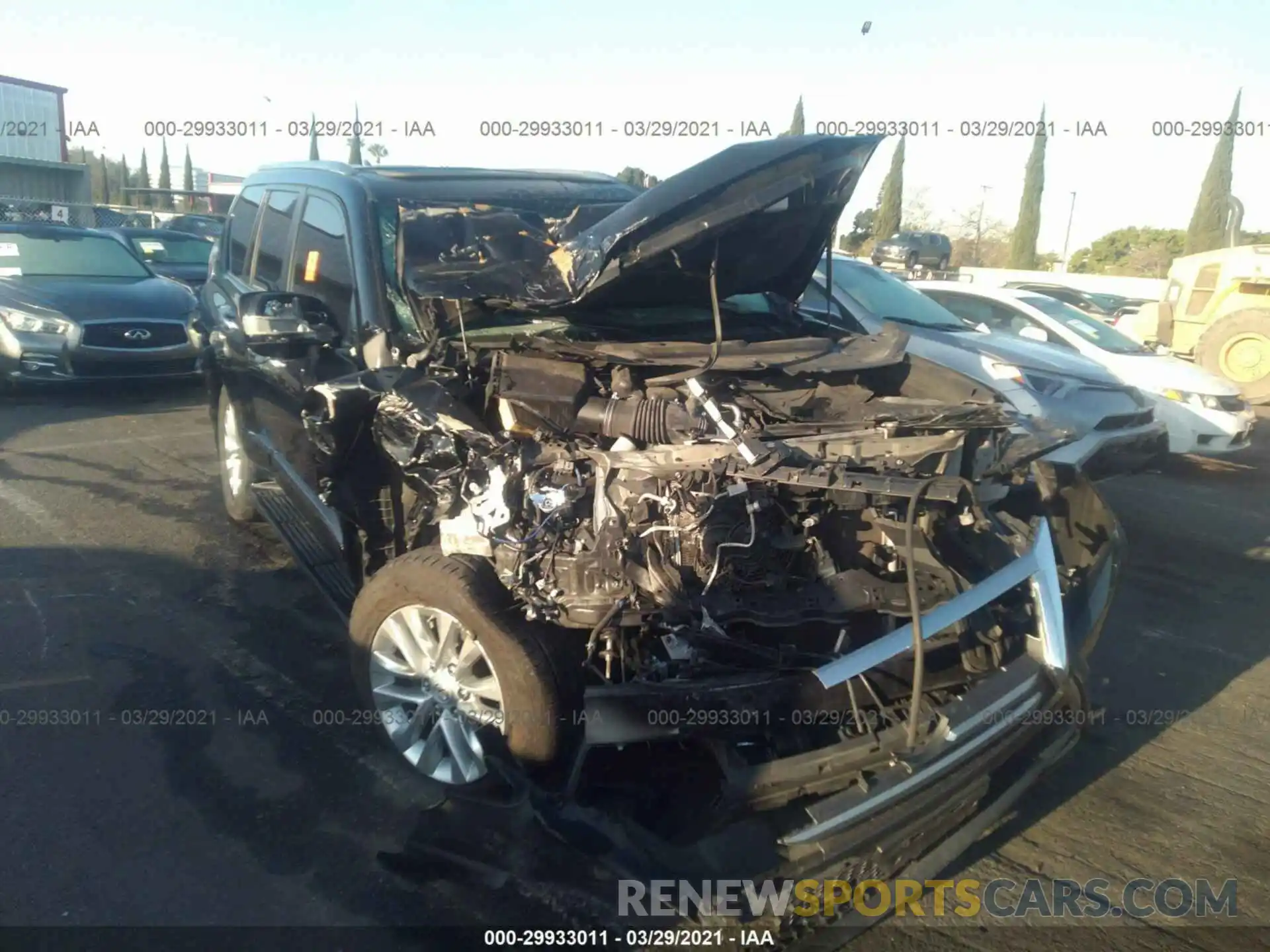 6 Photograph of a damaged car JTJBM7FX4K5211733 LEXUS GX 2019