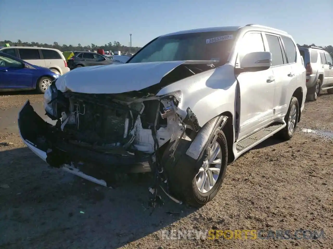 2 Photograph of a damaged car JTJBM7FX4K5212073 LEXUS GX 2019