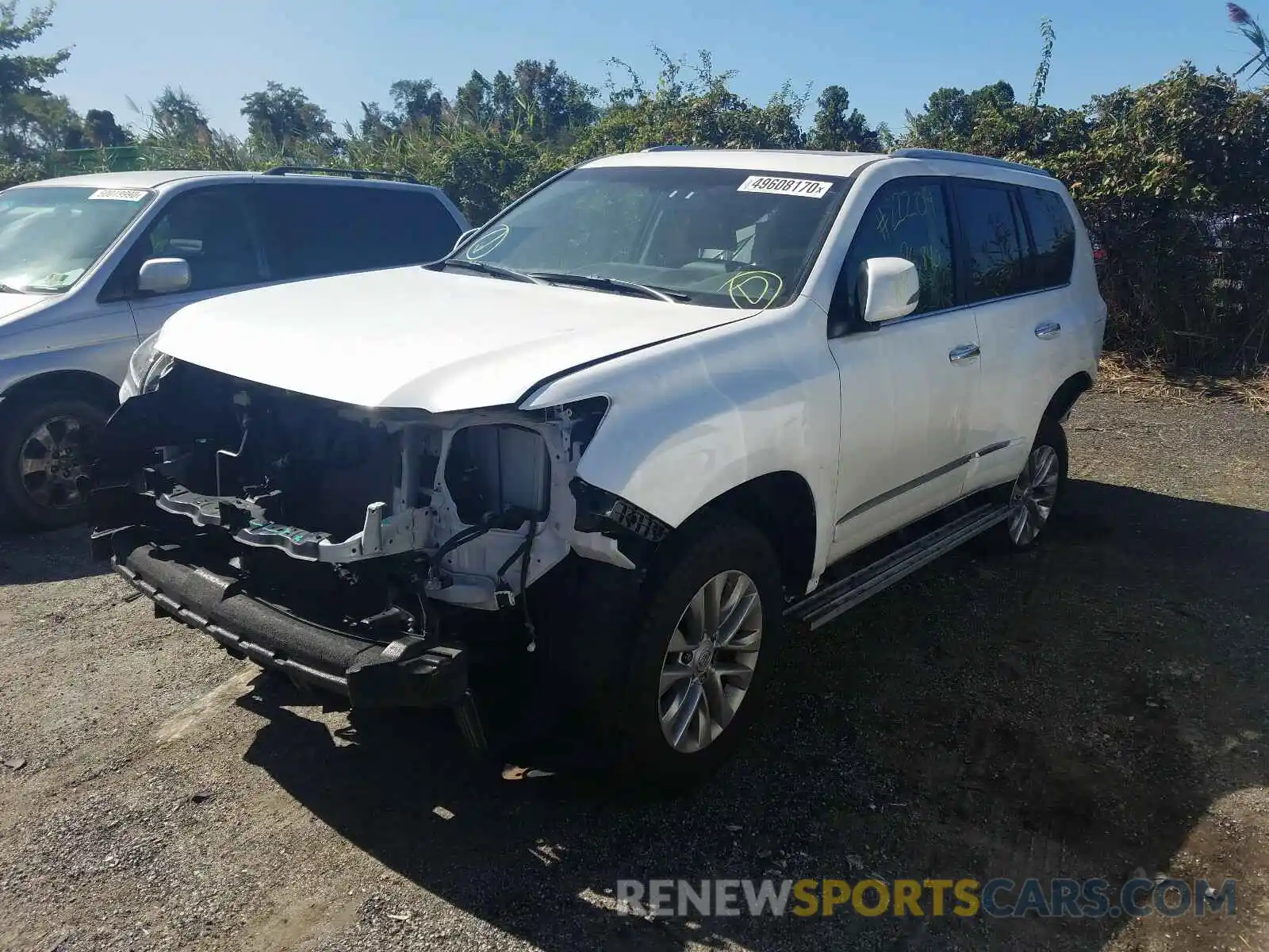 2 Photograph of a damaged car JTJBM7FX4K5214678 LEXUS GX 2019