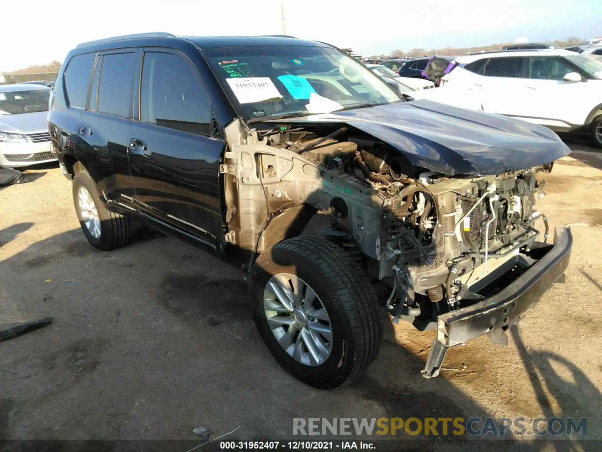 1 Photograph of a damaged car JTJBM7FX4K5217239 LEXUS GX 2019