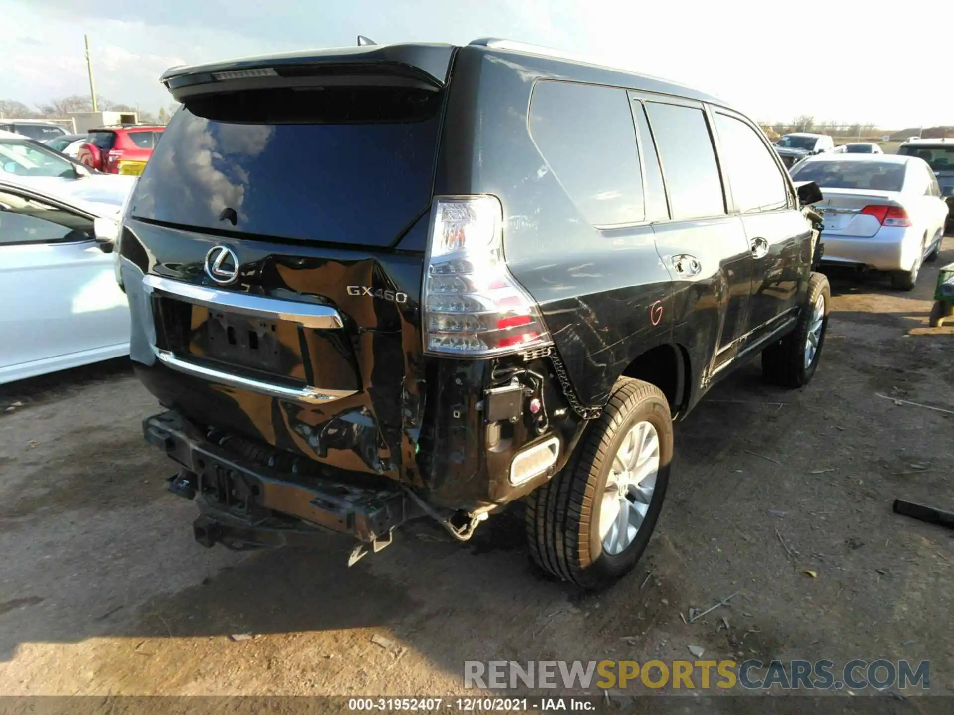 4 Фотография поврежденного автомобиля JTJBM7FX4K5217239 LEXUS GX 2019