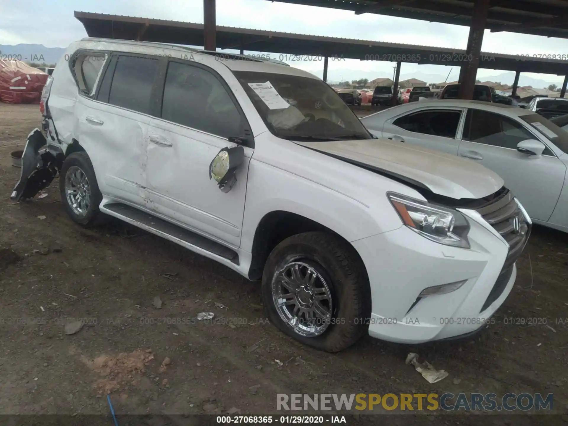 1 Photograph of a damaged car JTJBM7FX4K5217449 LEXUS GX 2019