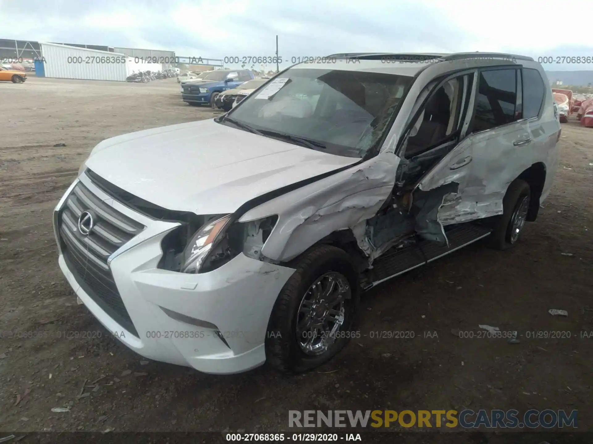 2 Photograph of a damaged car JTJBM7FX4K5217449 LEXUS GX 2019