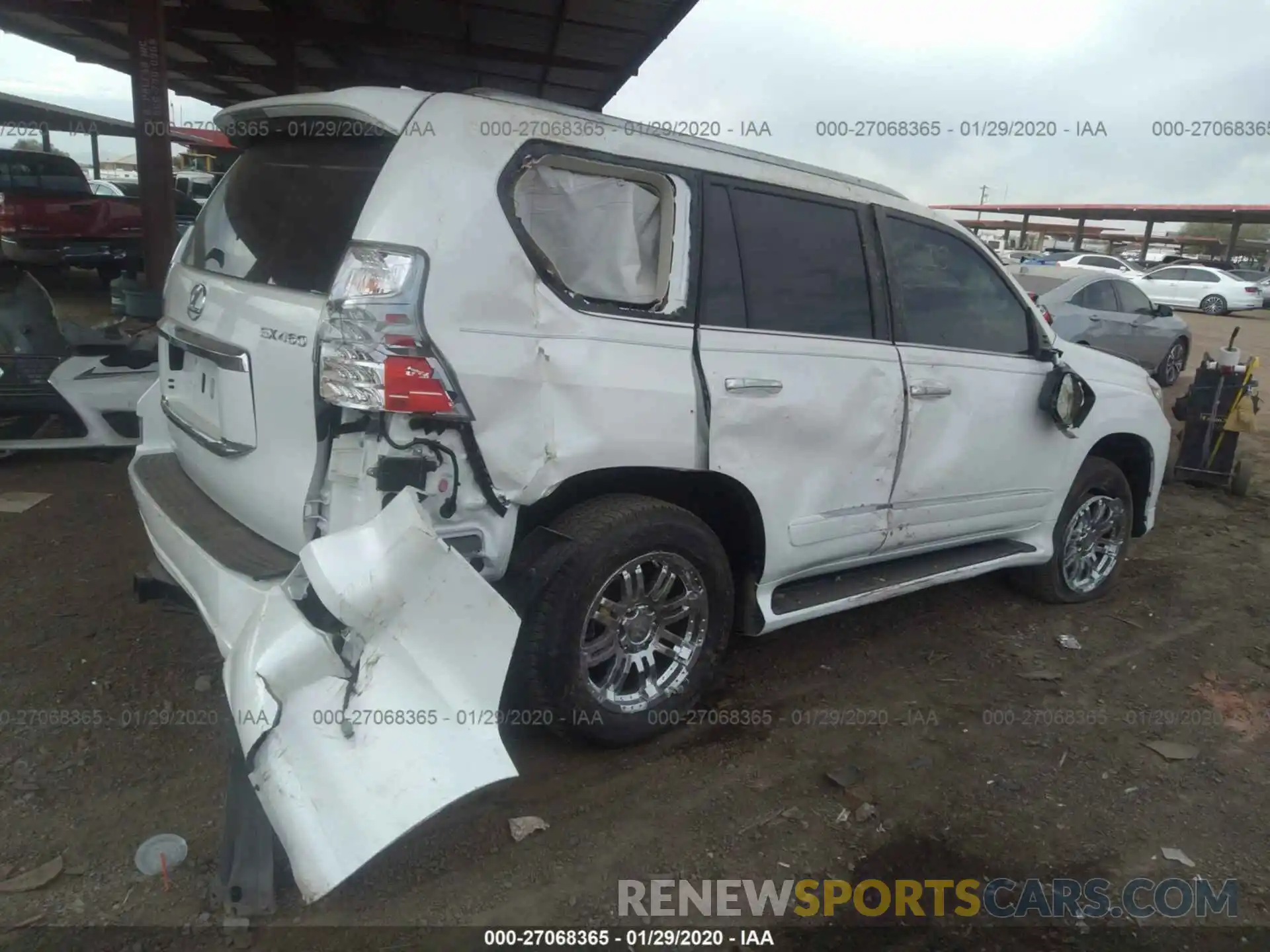 4 Photograph of a damaged car JTJBM7FX4K5217449 LEXUS GX 2019