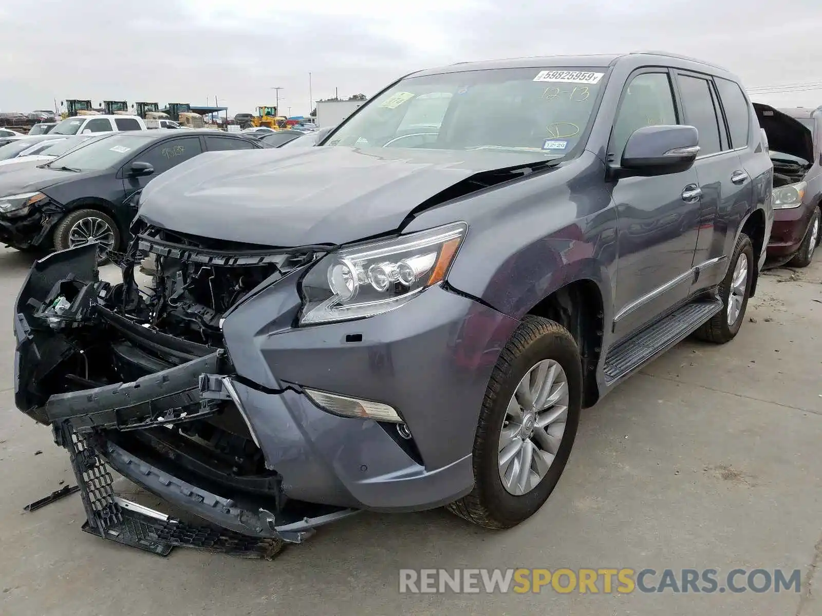 2 Photograph of a damaged car JTJBM7FX4K5219752 LEXUS GX 2019