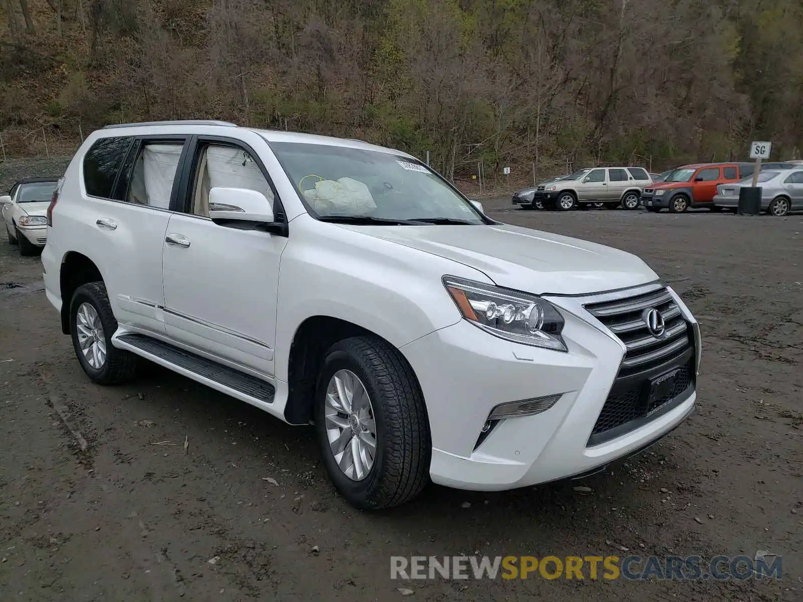 1 Photograph of a damaged car JTJBM7FX4K5222425 LEXUS GX 2019