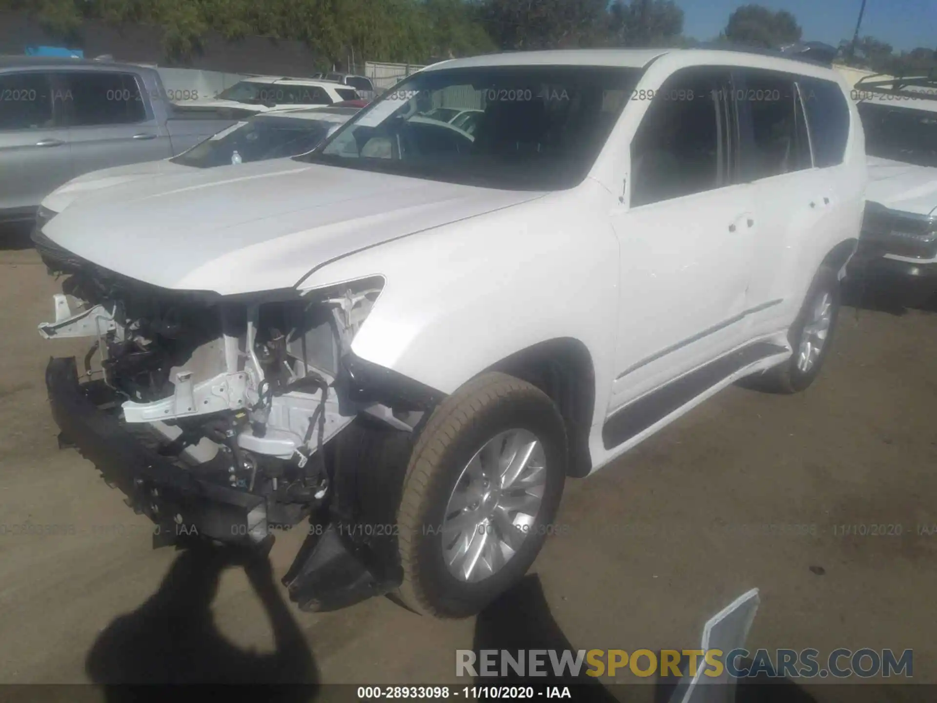 2 Photograph of a damaged car JTJBM7FX4K5225163 LEXUS GX 2019