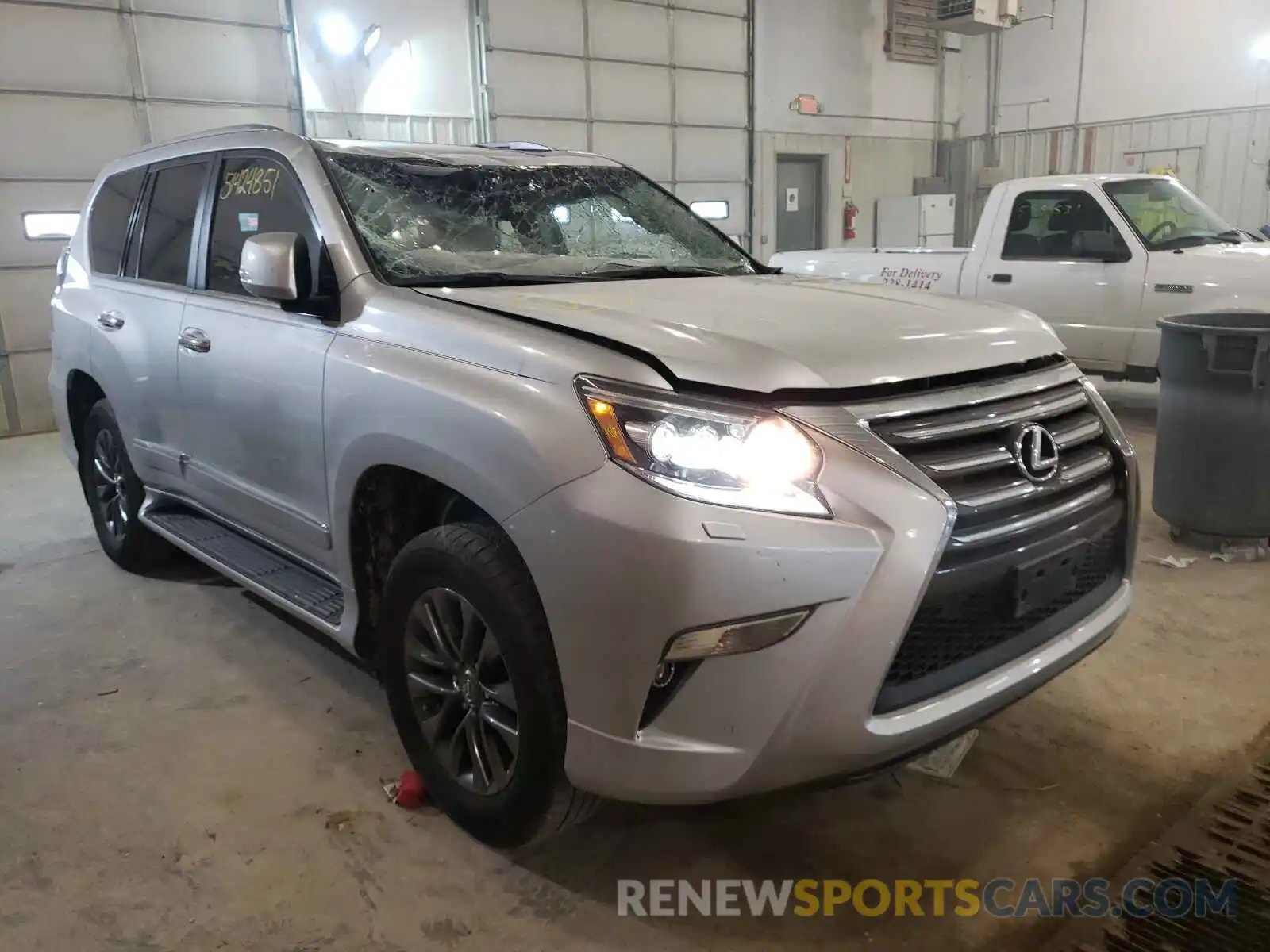 1 Photograph of a damaged car JTJBM7FX4K5225972 LEXUS GX 2019