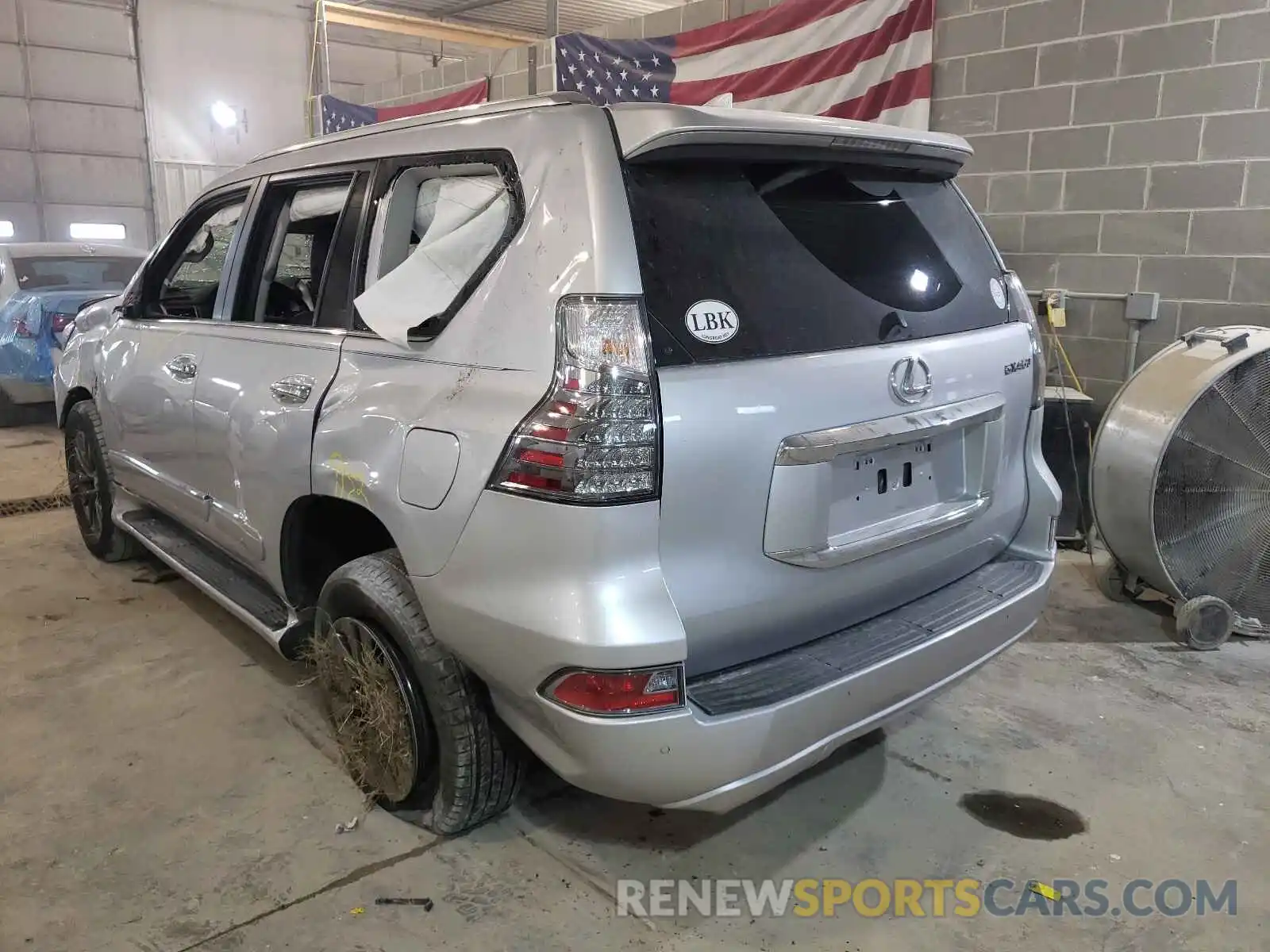 3 Photograph of a damaged car JTJBM7FX4K5225972 LEXUS GX 2019