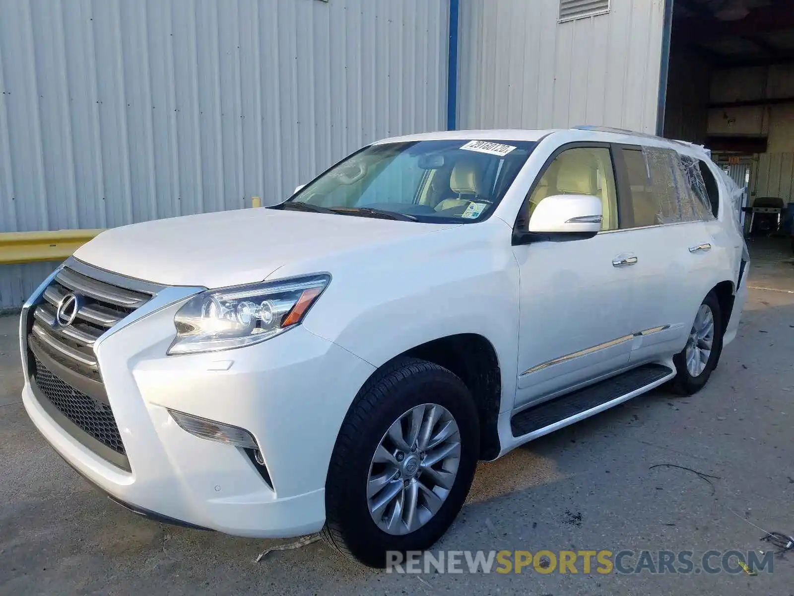 2 Photograph of a damaged car JTJBM7FX4K5227334 LEXUS GX 2019