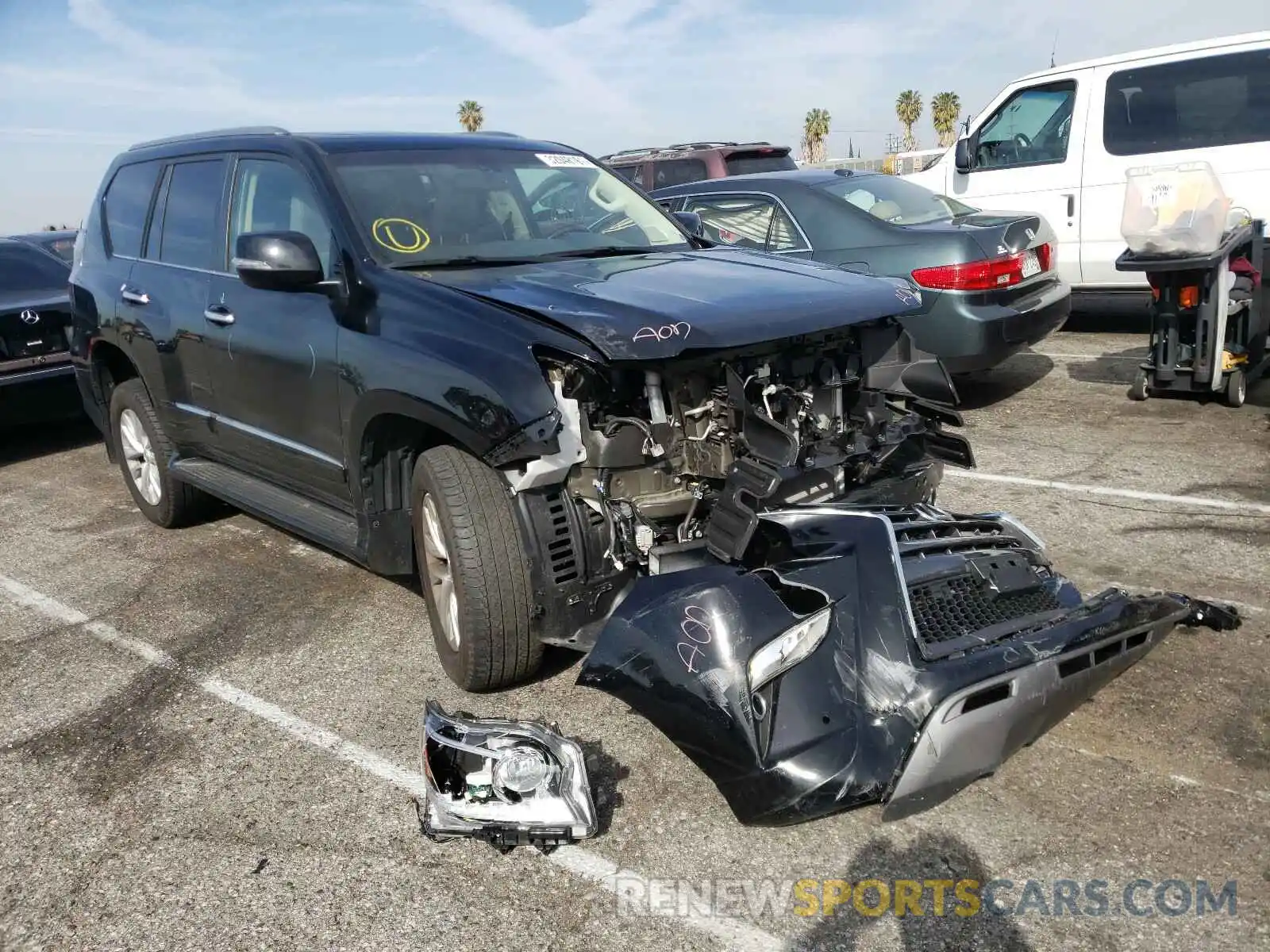 1 Фотография поврежденного автомобиля JTJBM7FX4K5229293 LEXUS GX 2019