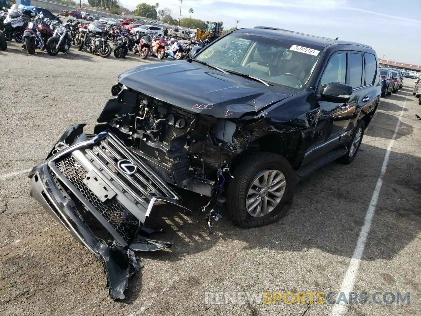 2 Photograph of a damaged car JTJBM7FX4K5229293 LEXUS GX 2019