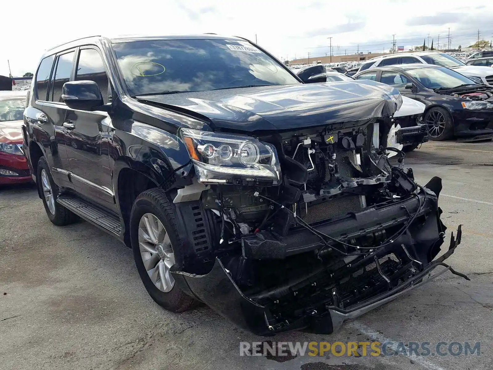 1 Photograph of a damaged car JTJBM7FX4K5231240 LEXUS GX 2019