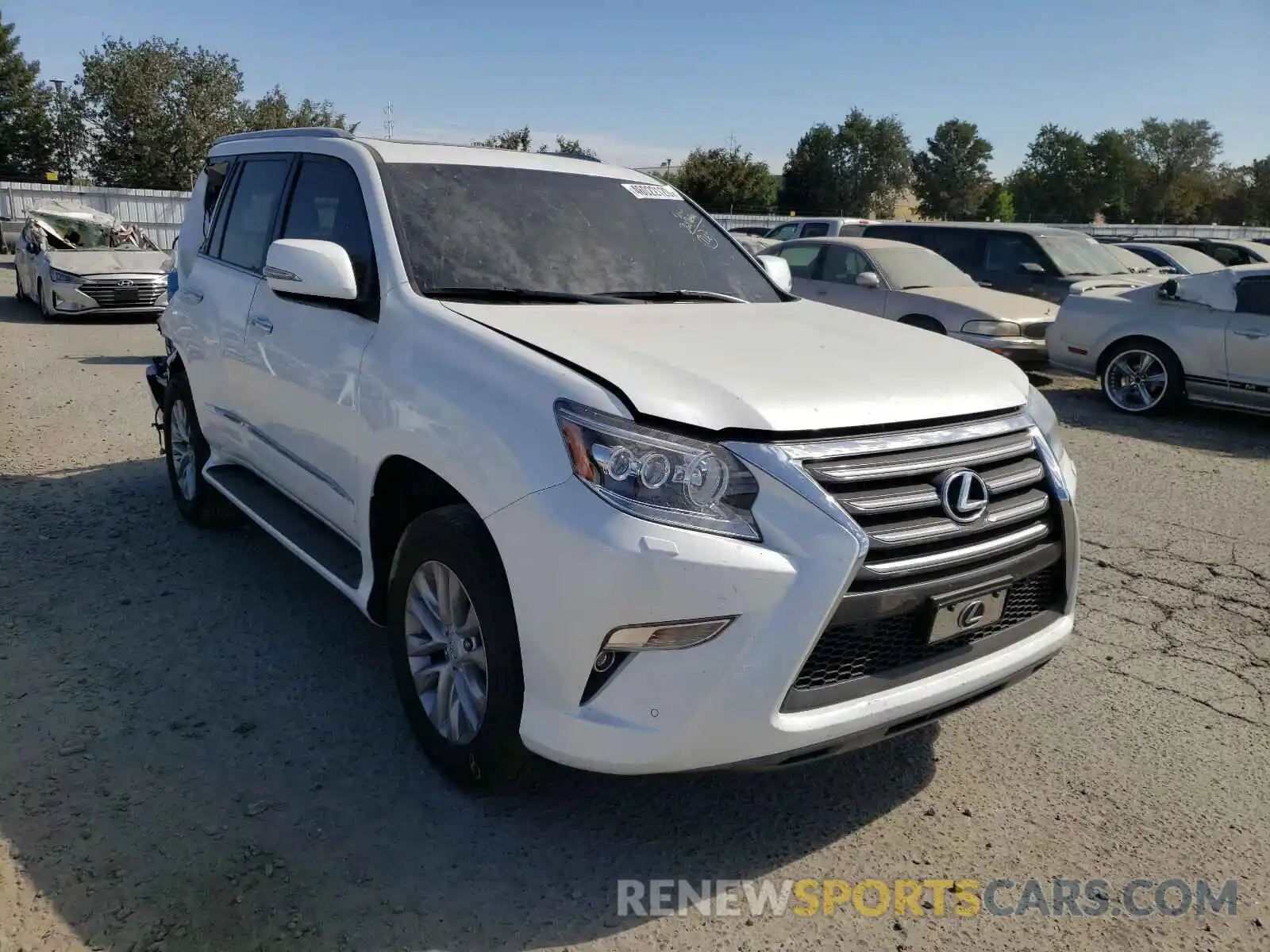 1 Photograph of a damaged car JTJBM7FX4K5235689 LEXUS GX 2019