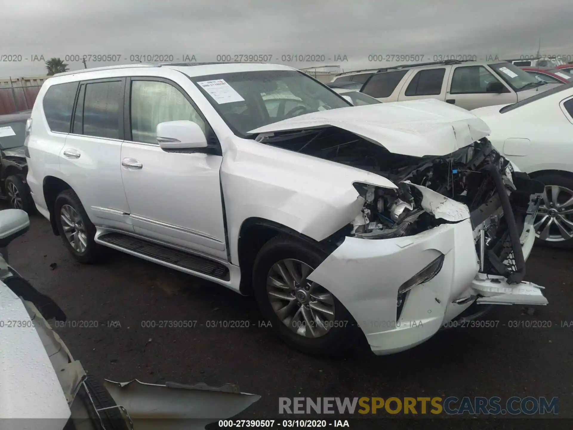 1 Photograph of a damaged car JTJBM7FX4K5237264 LEXUS GX 2019