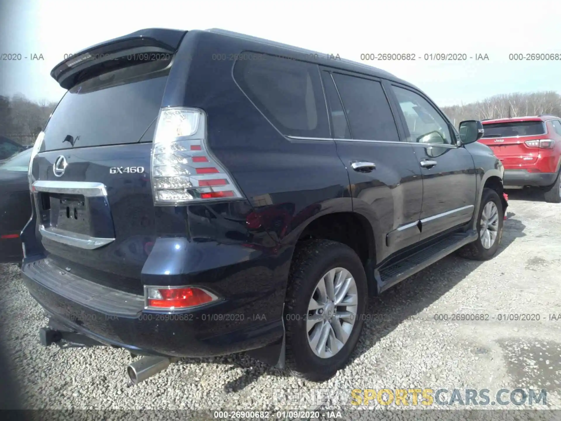 4 Фотография поврежденного автомобиля JTJBM7FX4K5239063 LEXUS GX 2019