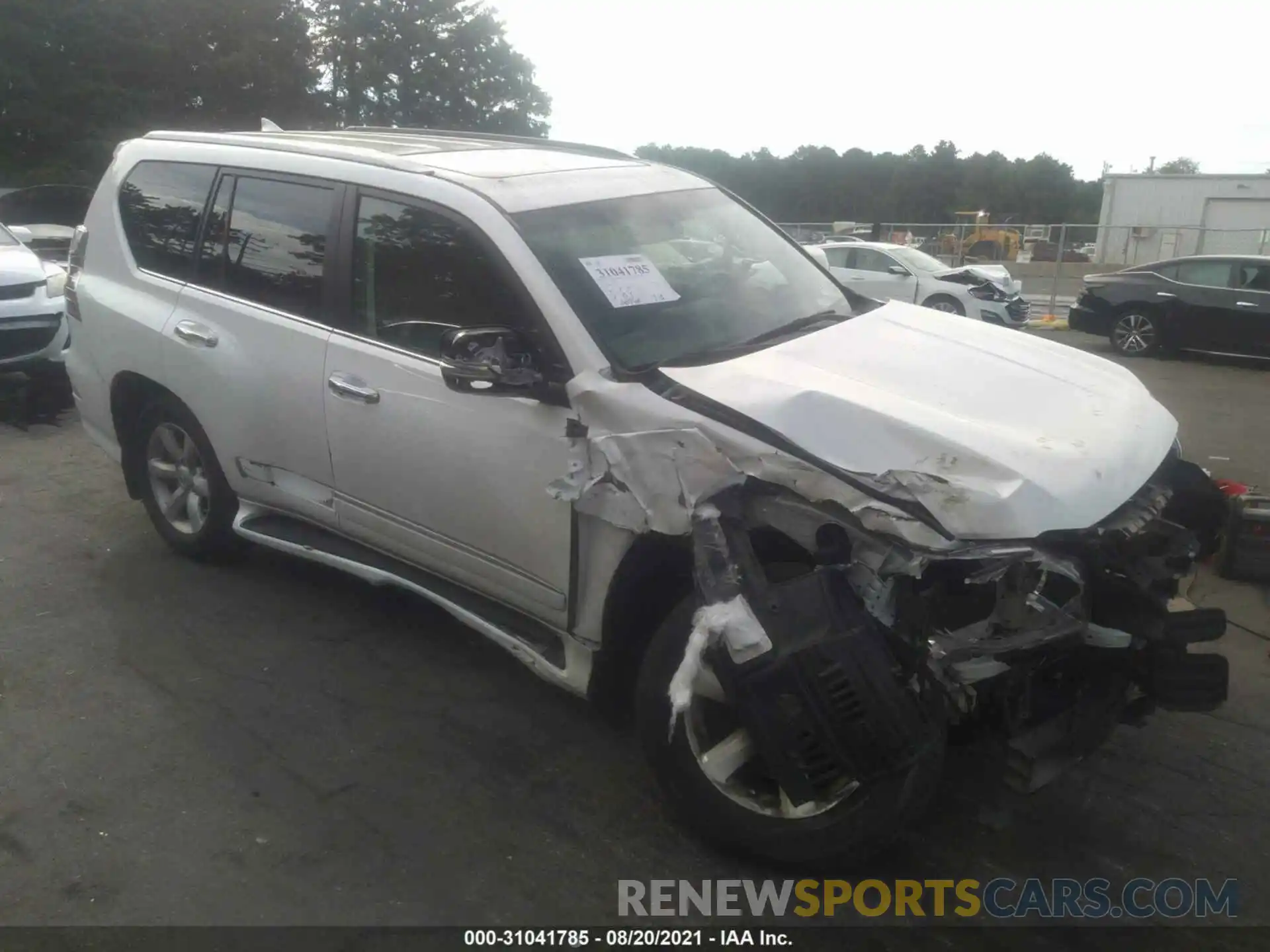 1 Photograph of a damaged car JTJBM7FX5K5213023 LEXUS GX 2019