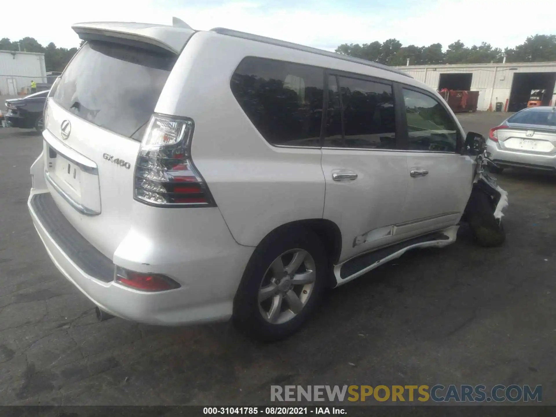 4 Photograph of a damaged car JTJBM7FX5K5213023 LEXUS GX 2019