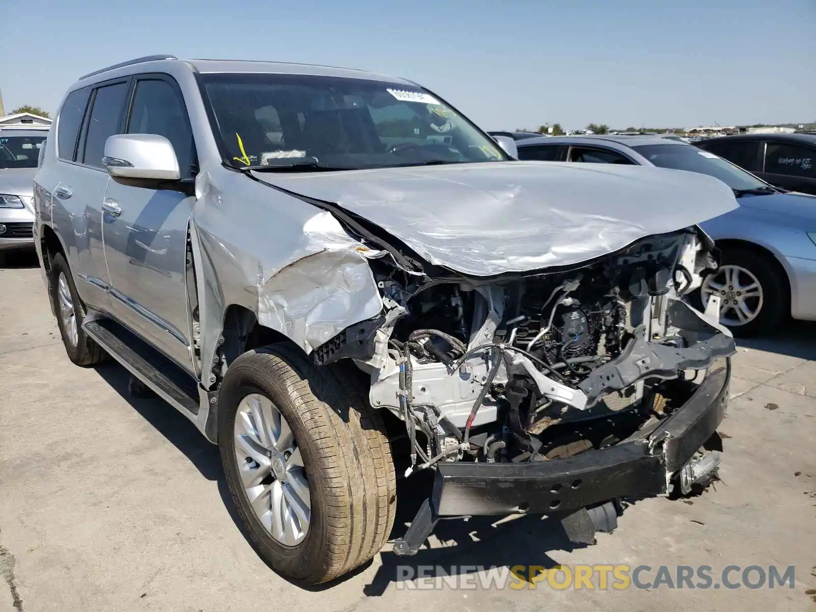 1 Photograph of a damaged car JTJBM7FX5K5214110 LEXUS GX 2019