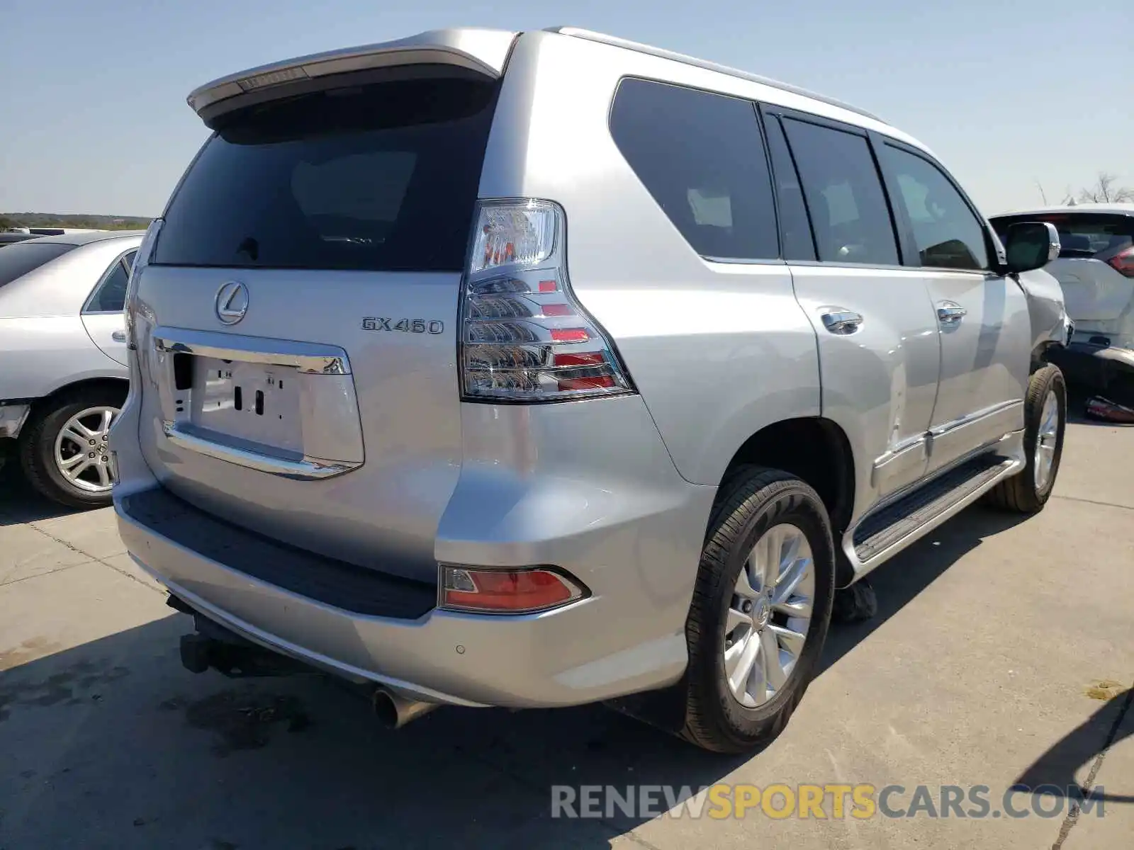 4 Фотография поврежденного автомобиля JTJBM7FX5K5214110 LEXUS GX 2019