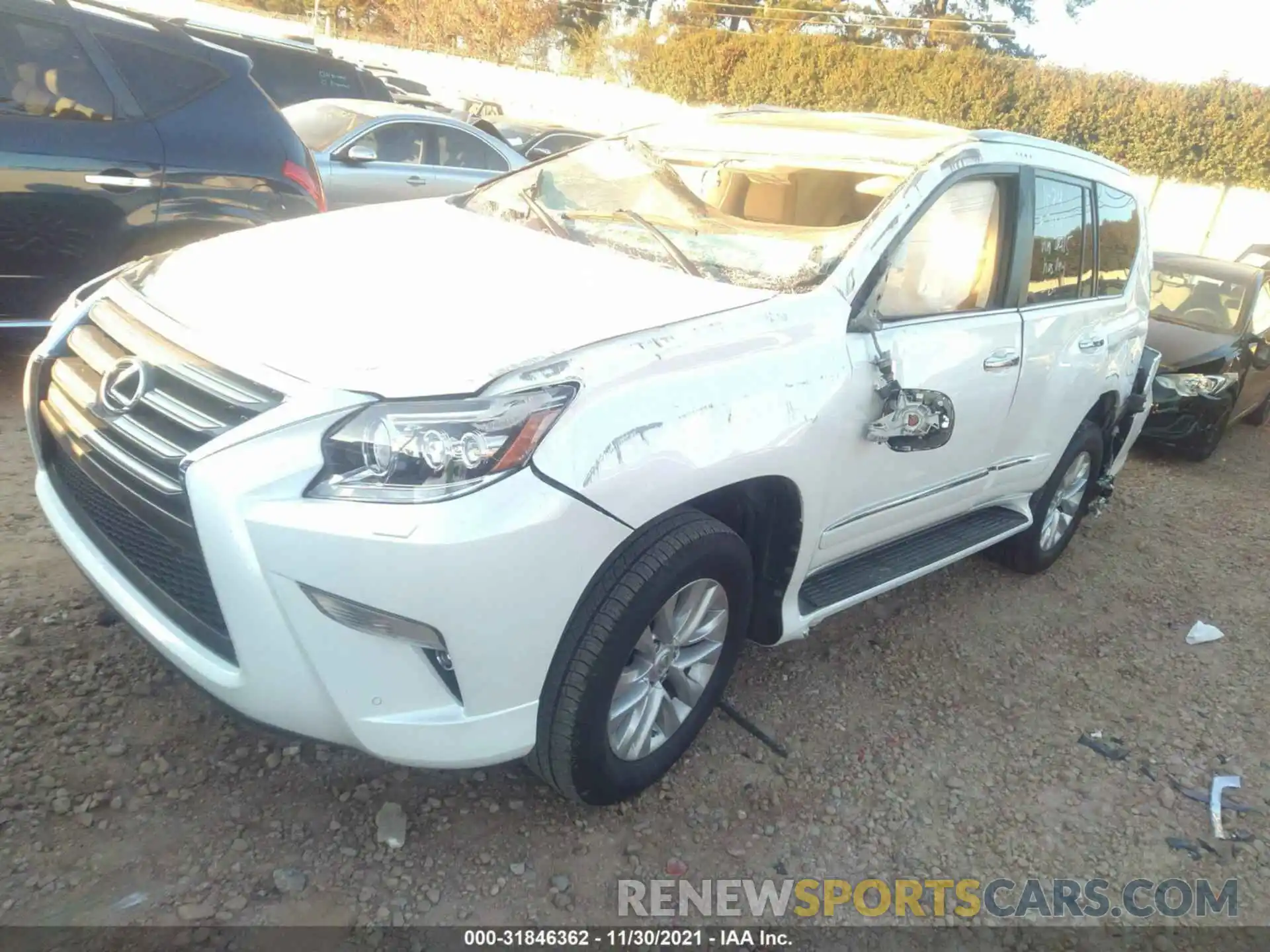 2 Photograph of a damaged car JTJBM7FX5K5214415 LEXUS GX 2019