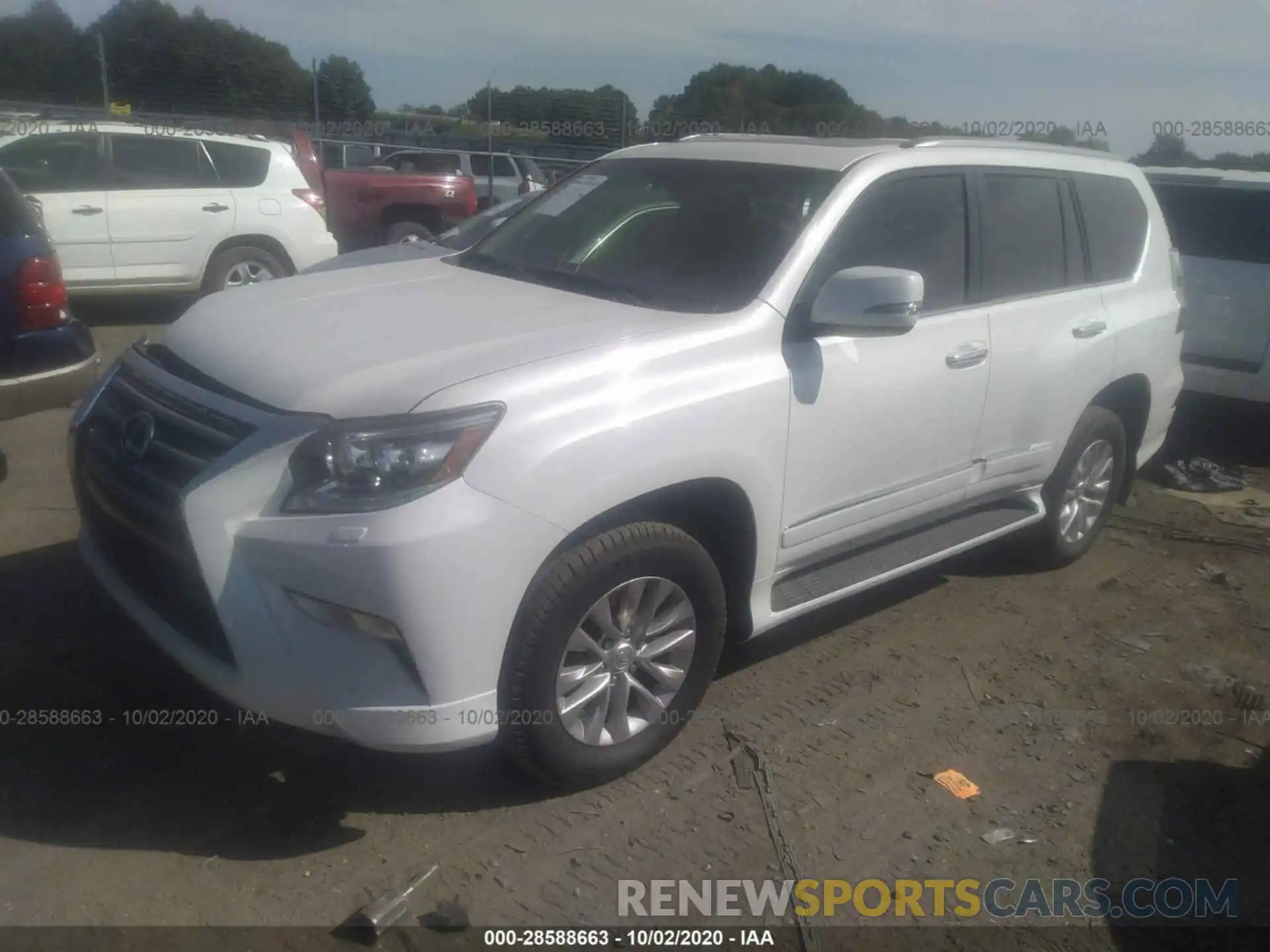 2 Фотография поврежденного автомобиля JTJBM7FX5K5215449 LEXUS GX 2019