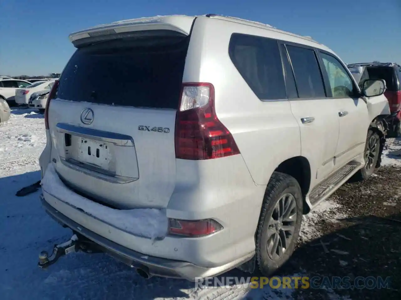 4 Фотография поврежденного автомобиля JTJBM7FX5K5218576 LEXUS GX 2019