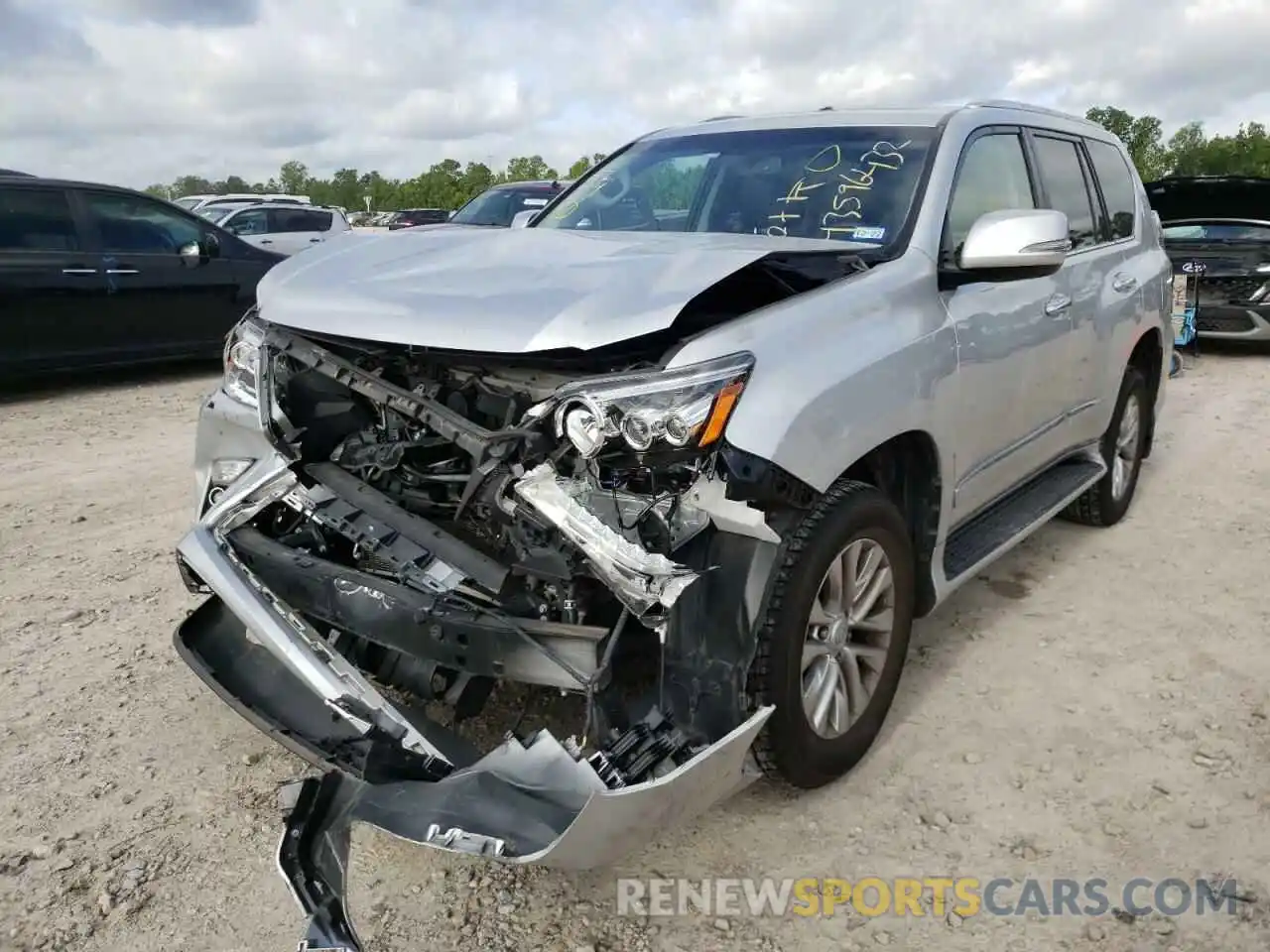 2 Photograph of a damaged car JTJBM7FX5K5218836 LEXUS GX 2019