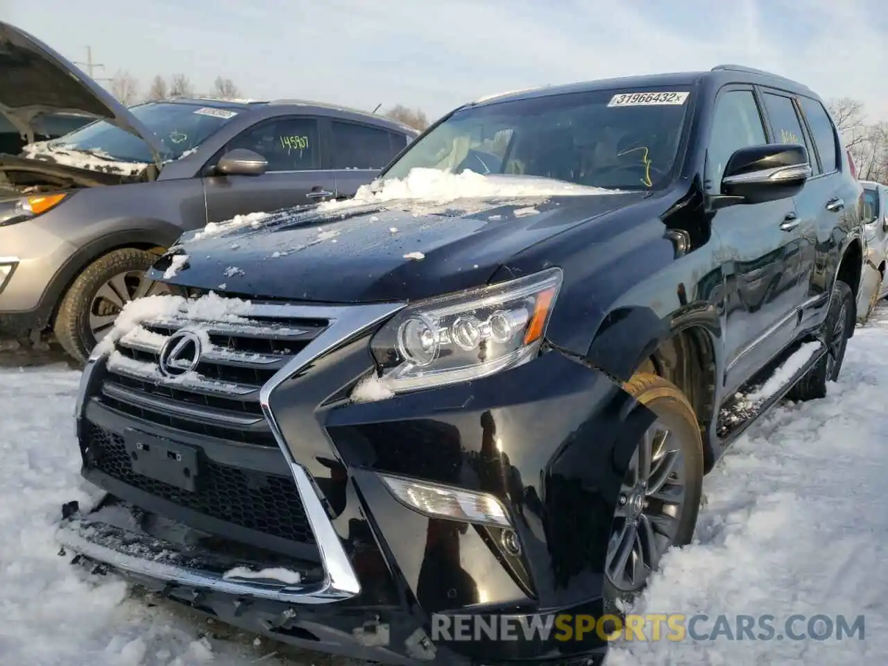 2 Photograph of a damaged car JTJBM7FX5K5219081 LEXUS GX 2019