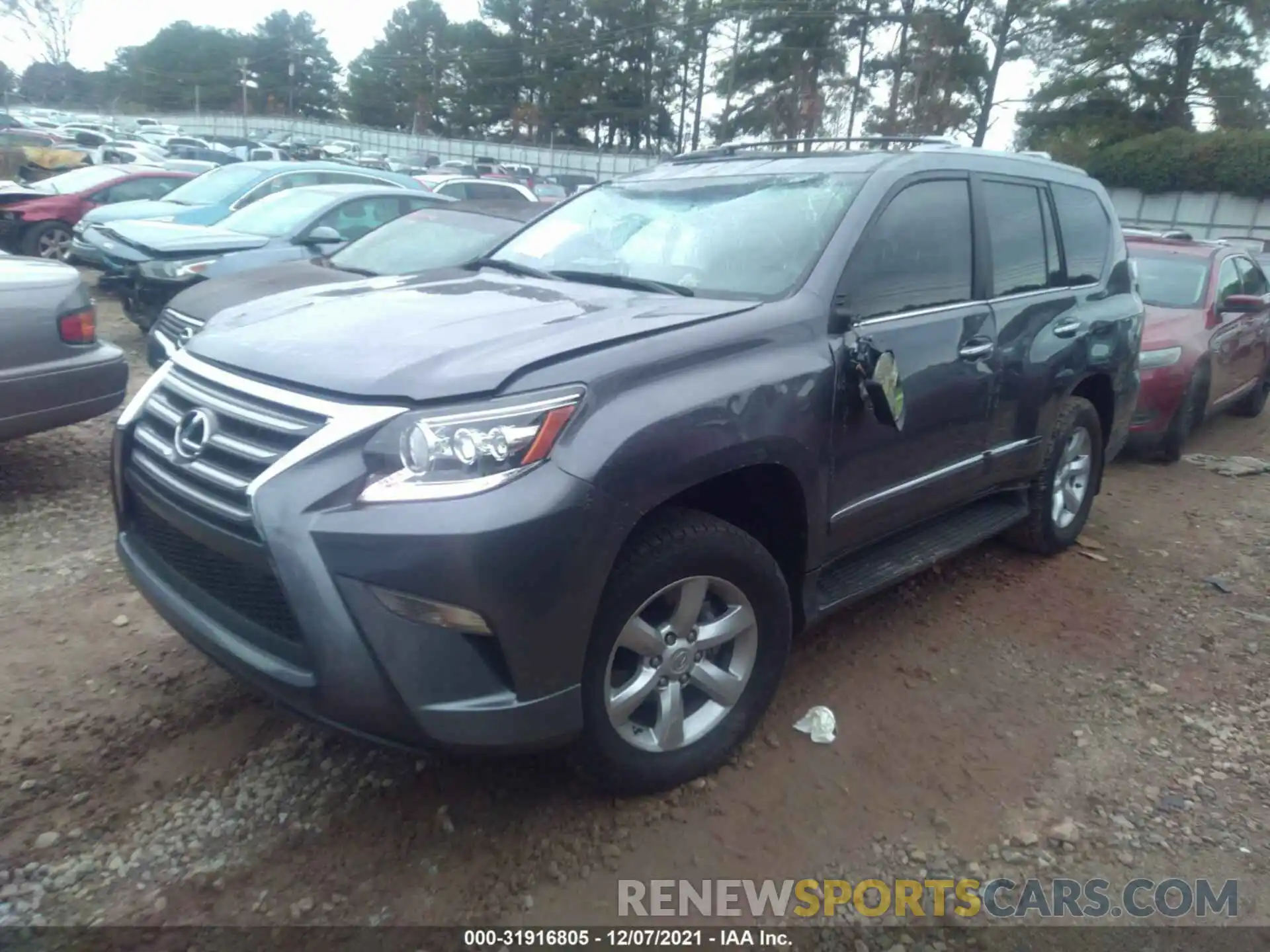 2 Photograph of a damaged car JTJBM7FX5K5219470 LEXUS GX 2019