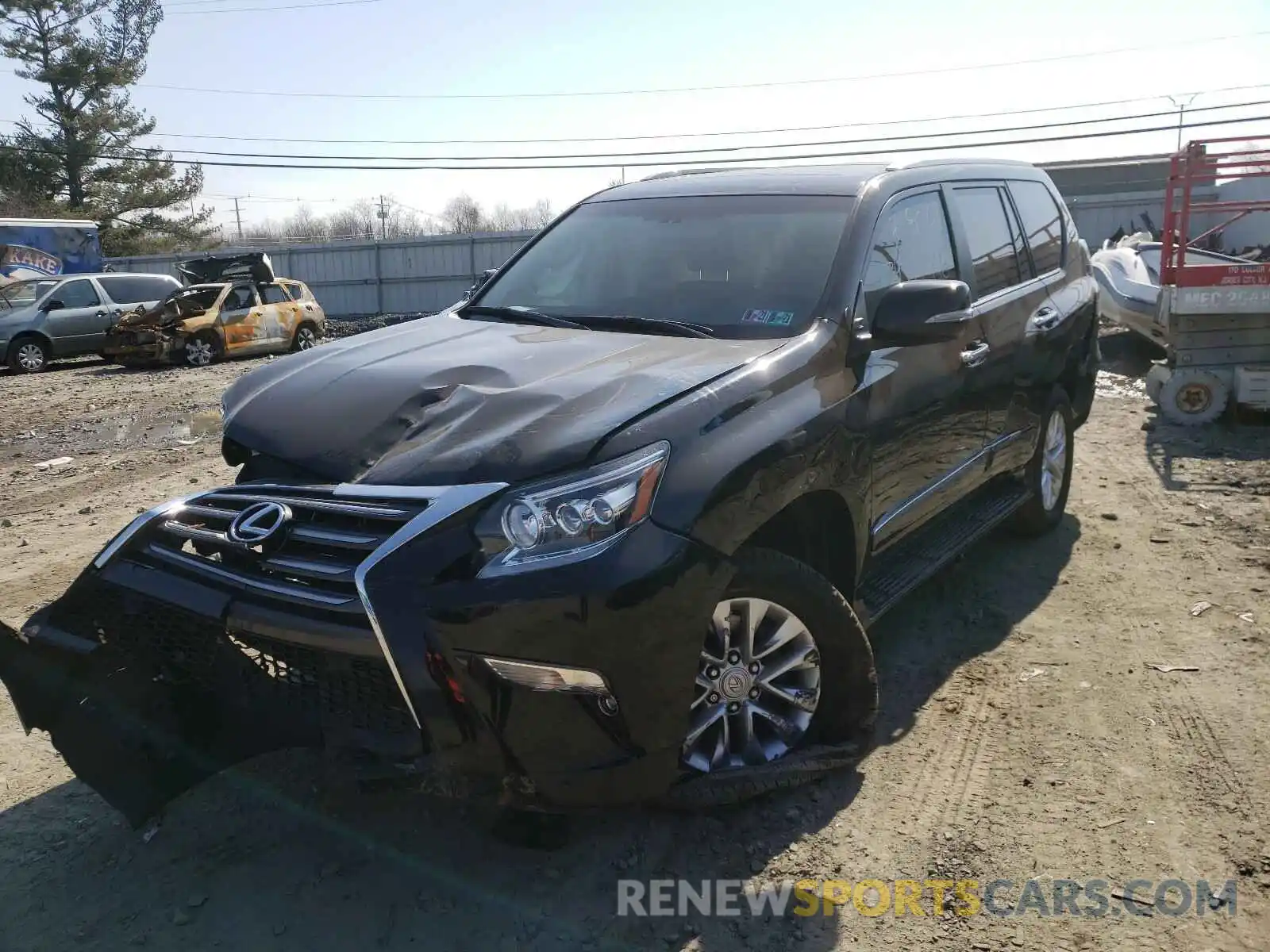 2 Фотография поврежденного автомобиля JTJBM7FX5K5220764 LEXUS GX 2019