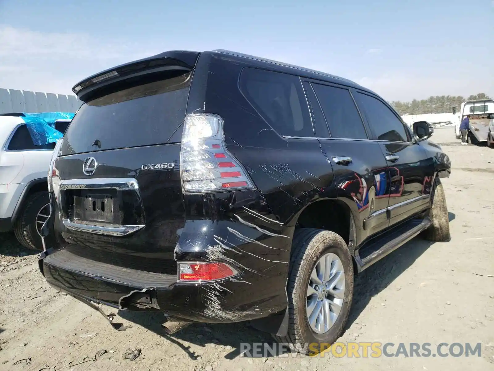 4 Фотография поврежденного автомобиля JTJBM7FX5K5220764 LEXUS GX 2019