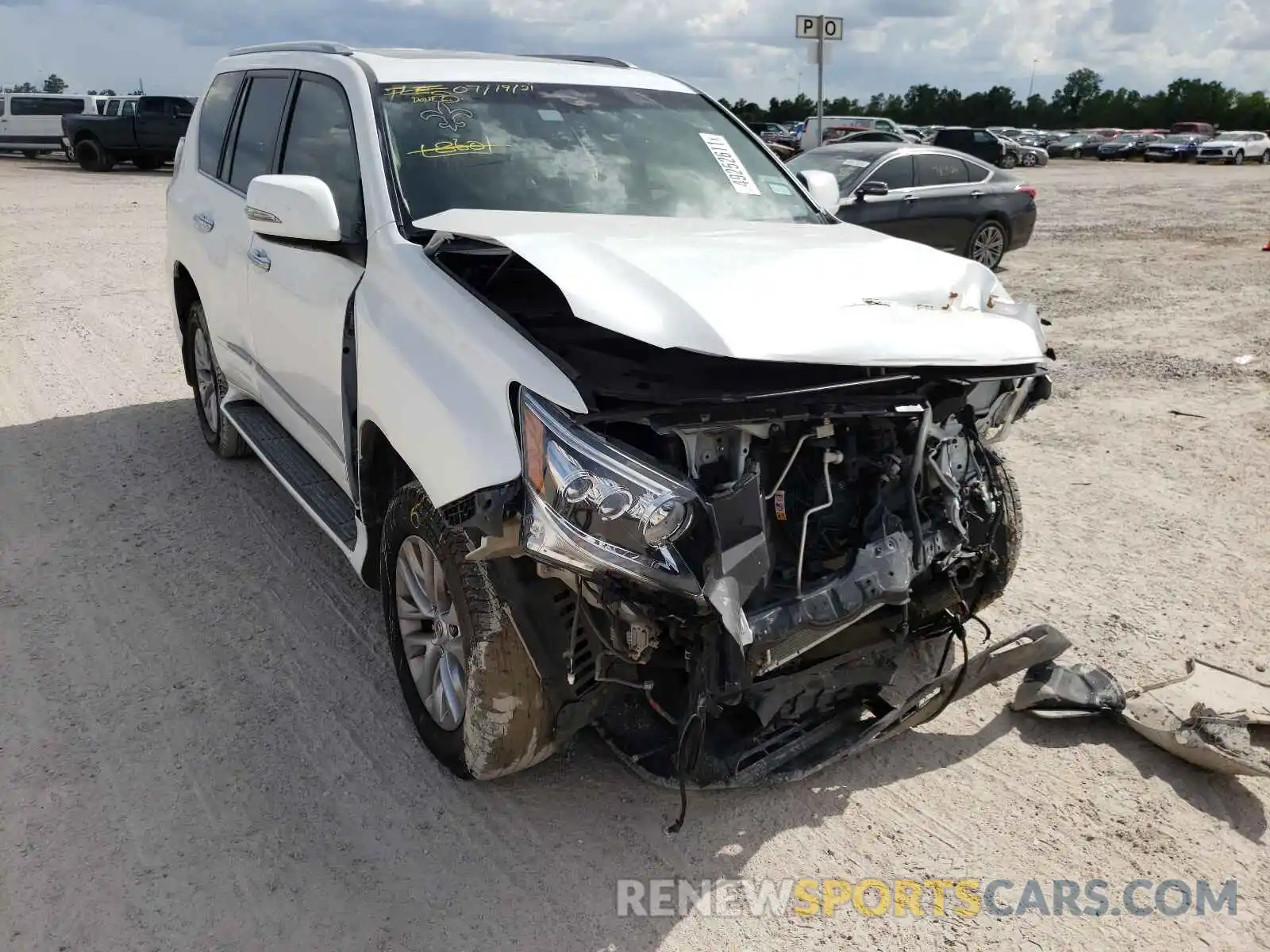 1 Photograph of a damaged car JTJBM7FX5K5221803 LEXUS GX 2019