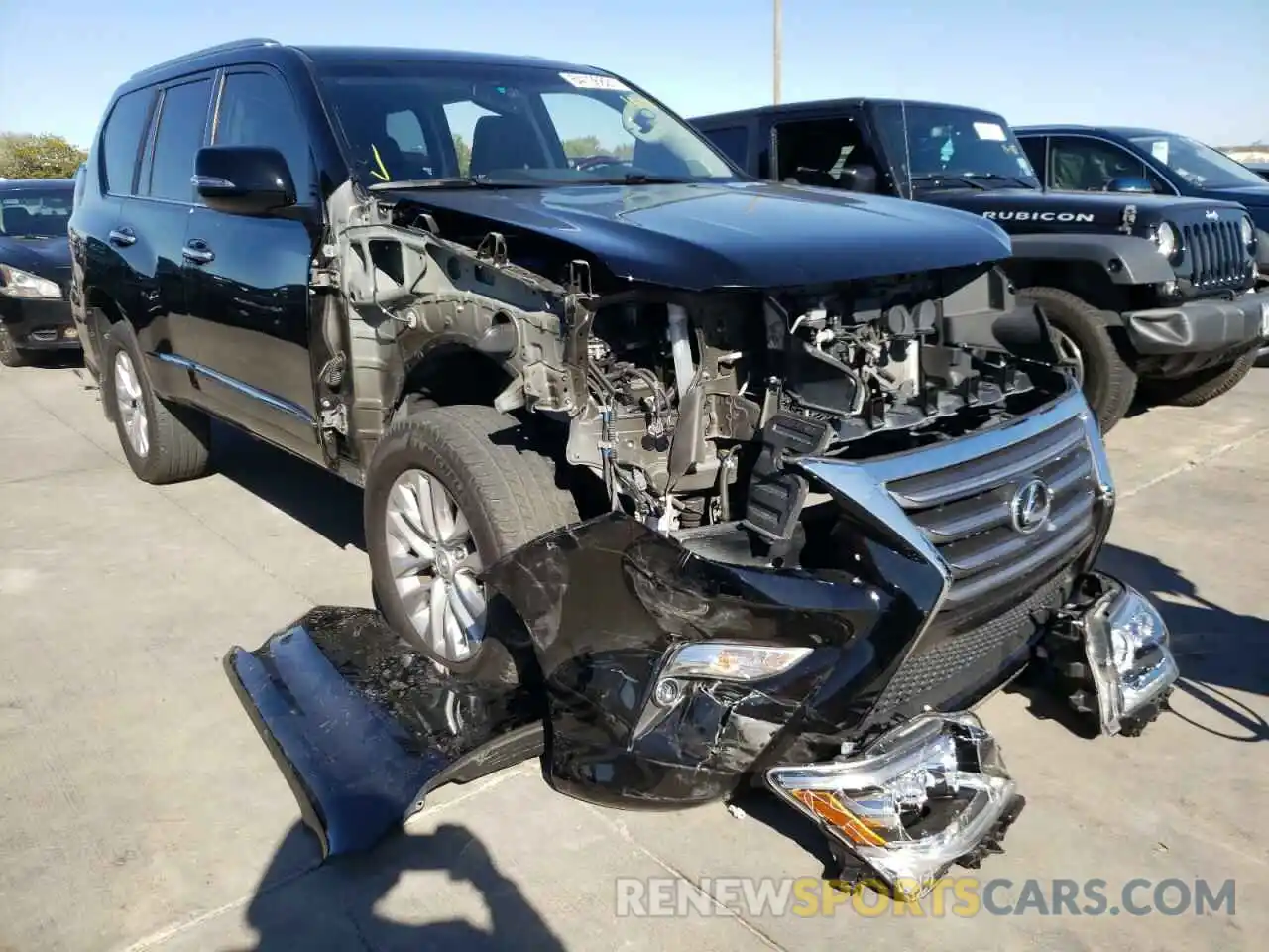 1 Photograph of a damaged car JTJBM7FX5K5222448 LEXUS GX 2019