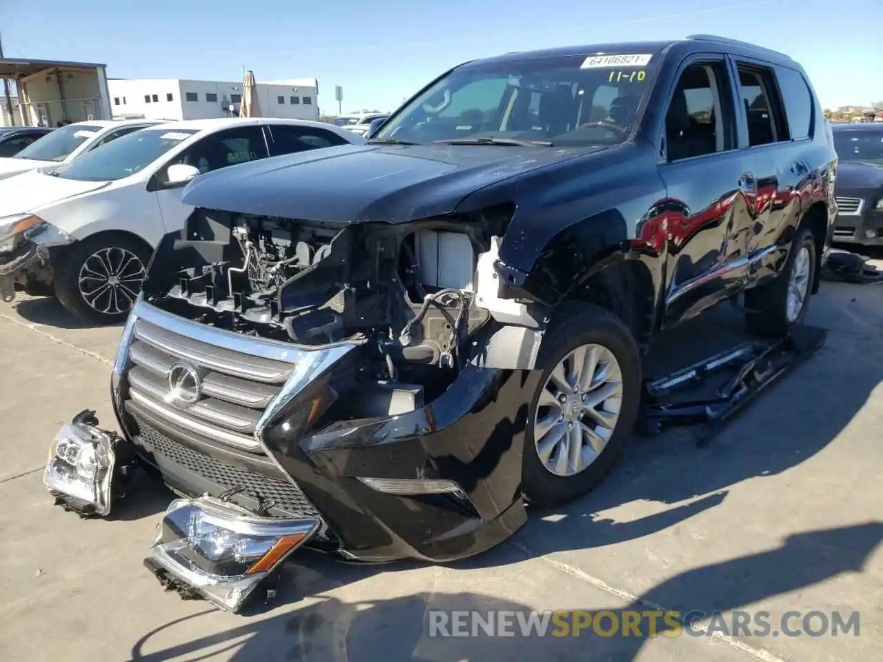 2 Photograph of a damaged car JTJBM7FX5K5222448 LEXUS GX 2019