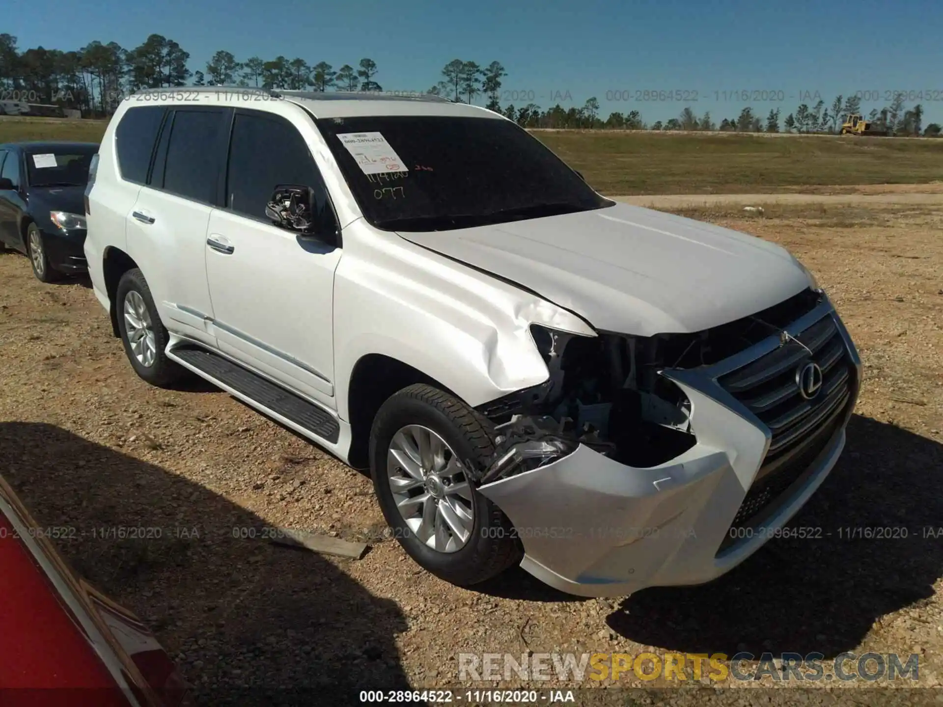 1 Photograph of a damaged car JTJBM7FX5K5223826 LEXUS GX 2019