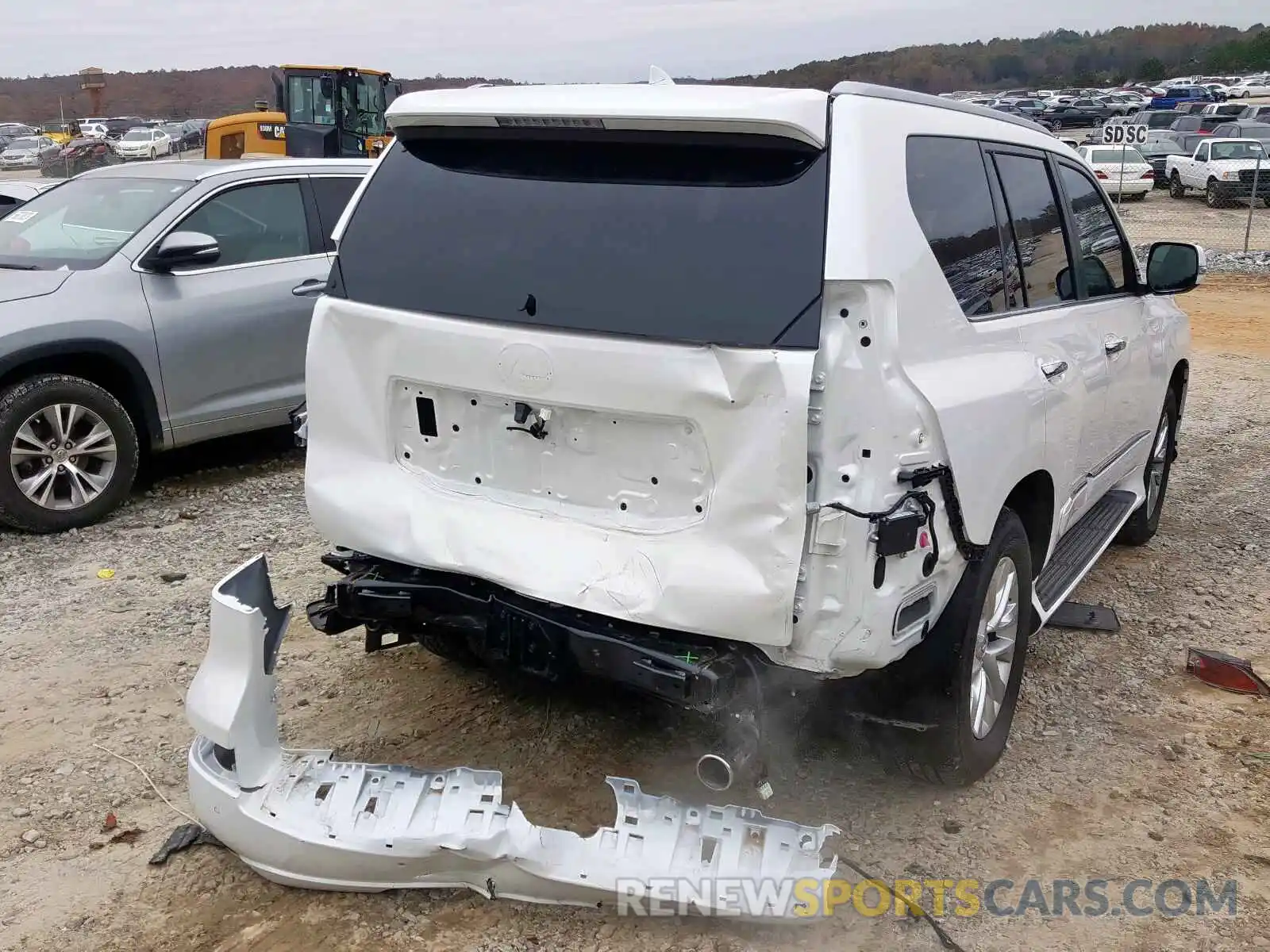 4 Фотография поврежденного автомобиля JTJBM7FX5K5224541 LEXUS GX 2019