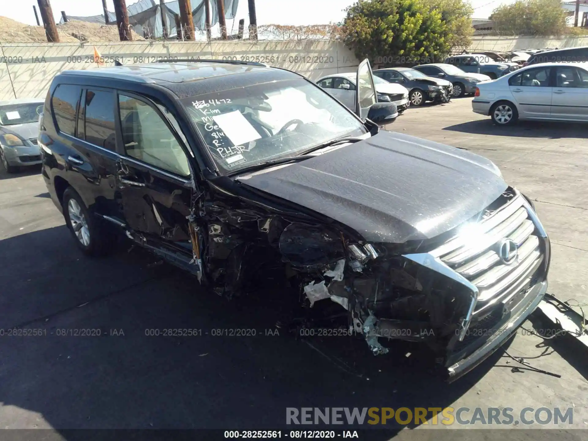 1 Photograph of a damaged car JTJBM7FX5K5225253 LEXUS GX 2019