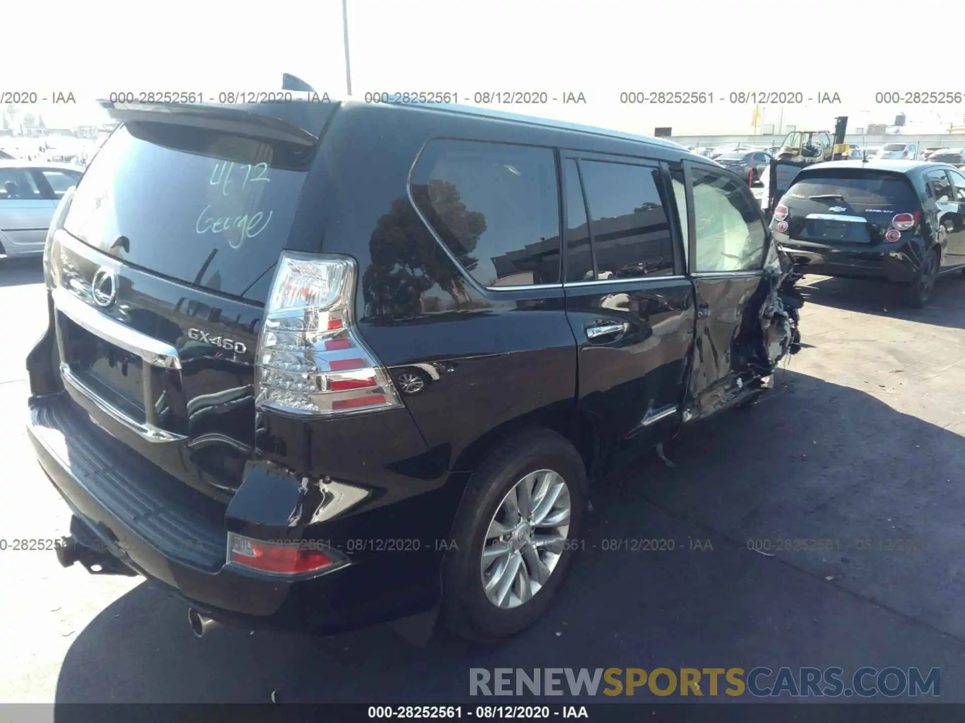 4 Photograph of a damaged car JTJBM7FX5K5225253 LEXUS GX 2019