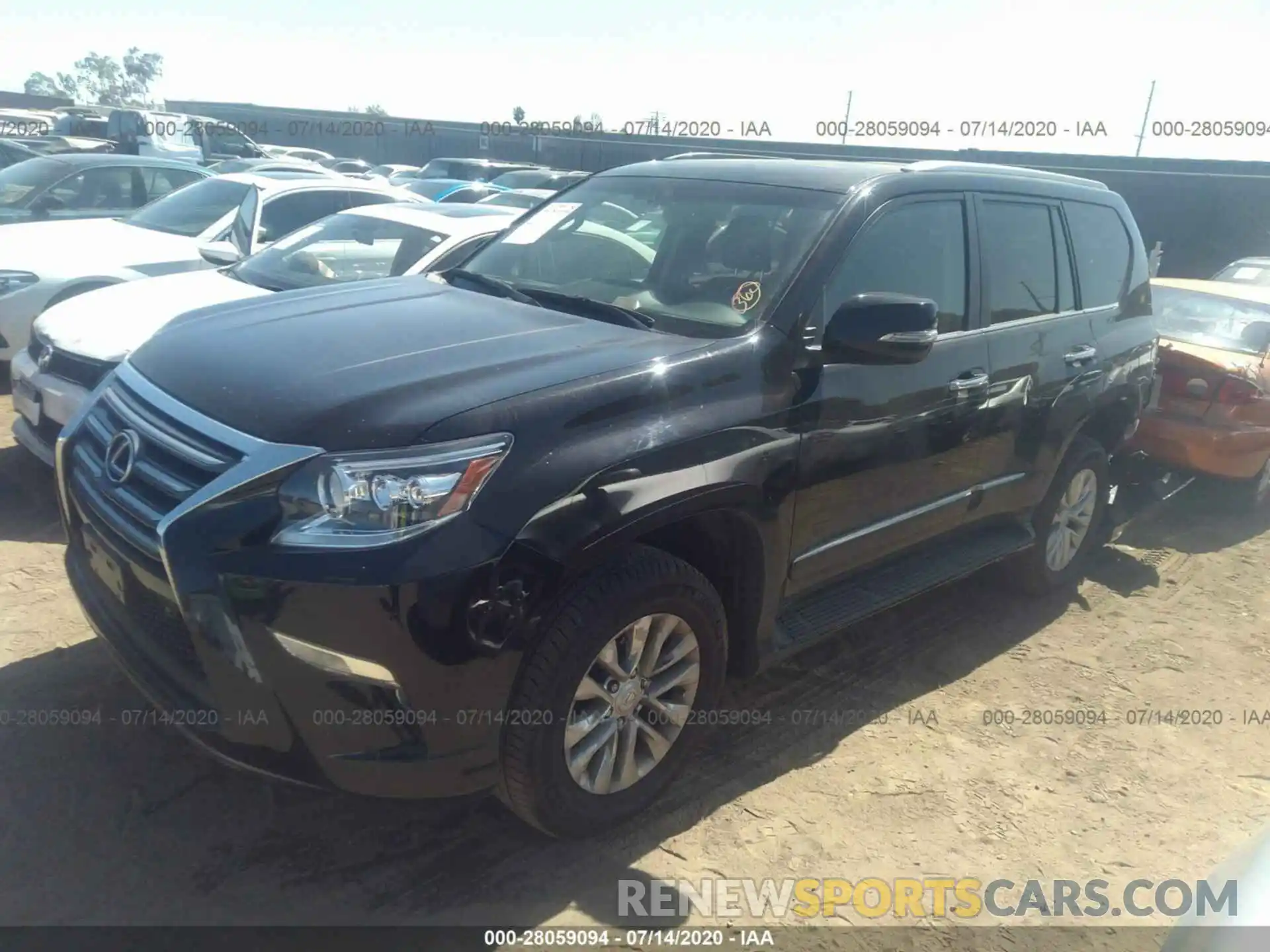 2 Photograph of a damaged car JTJBM7FX5K5230288 LEXUS GX 2019