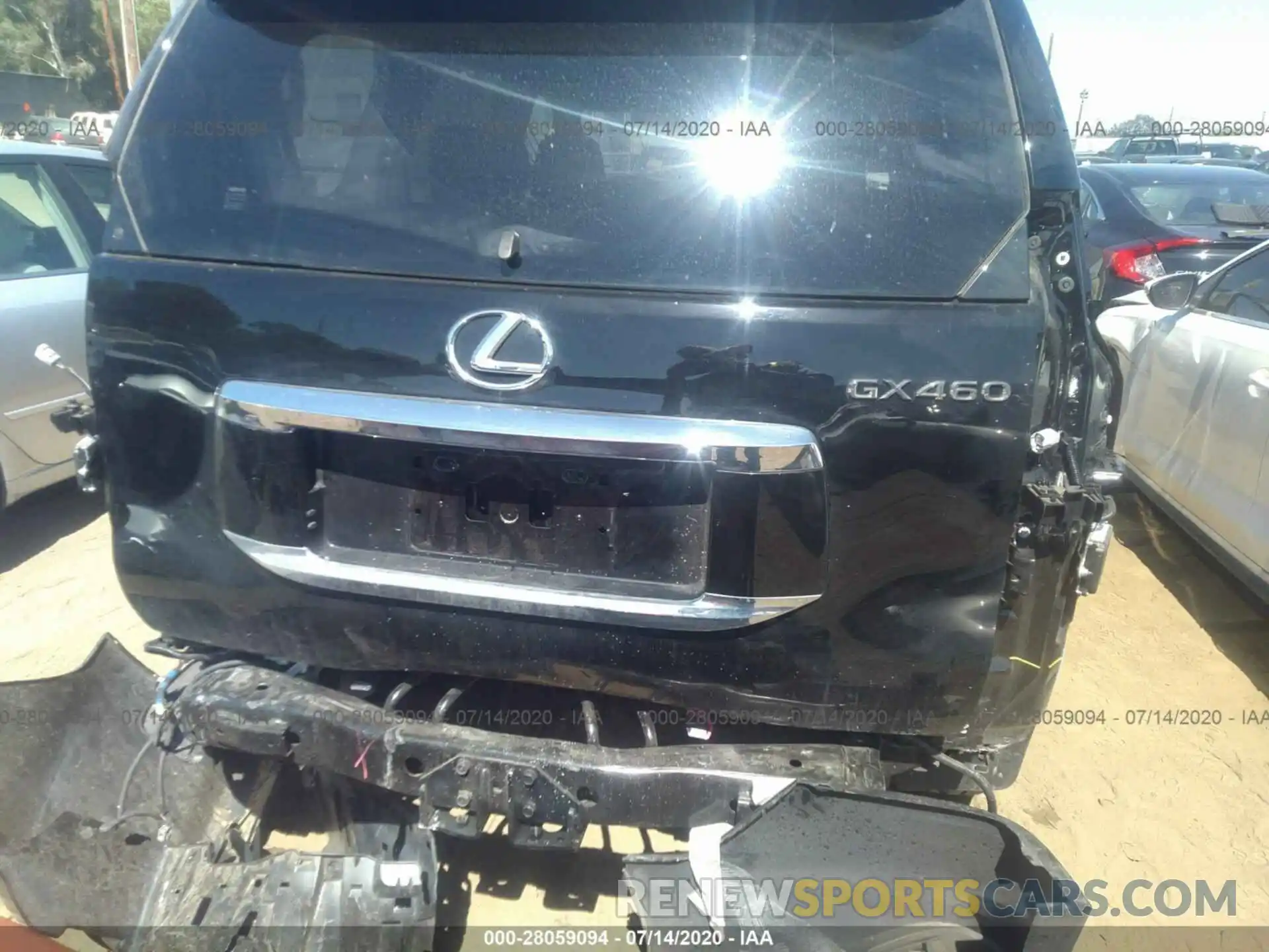 6 Фотография поврежденного автомобиля JTJBM7FX5K5230288 LEXUS GX 2019