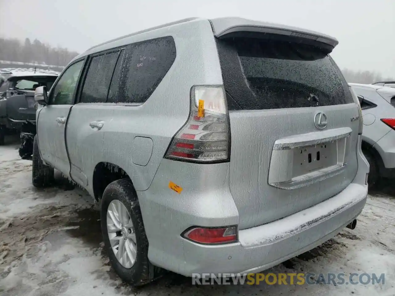 3 Фотография поврежденного автомобиля JTJBM7FX5K5230629 LEXUS GX 2019