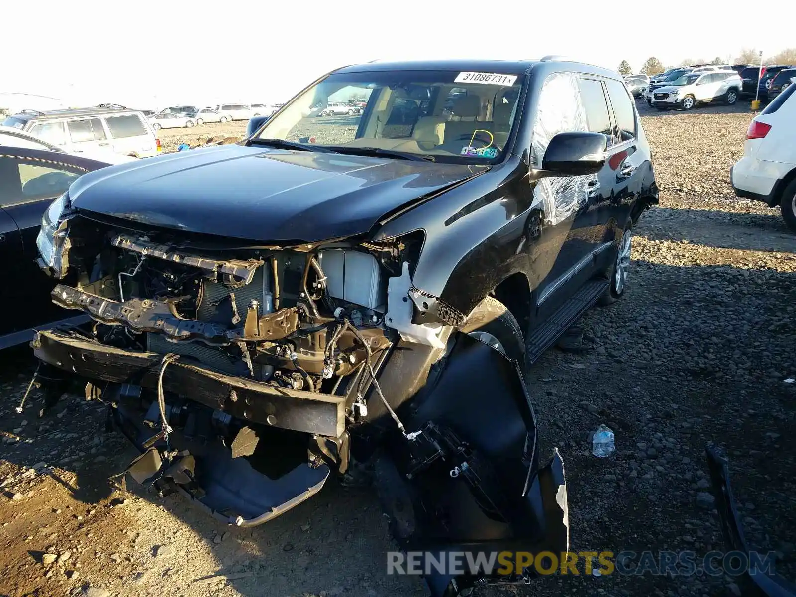 2 Фотография поврежденного автомобиля JTJBM7FX6K5211071 LEXUS GX 2019