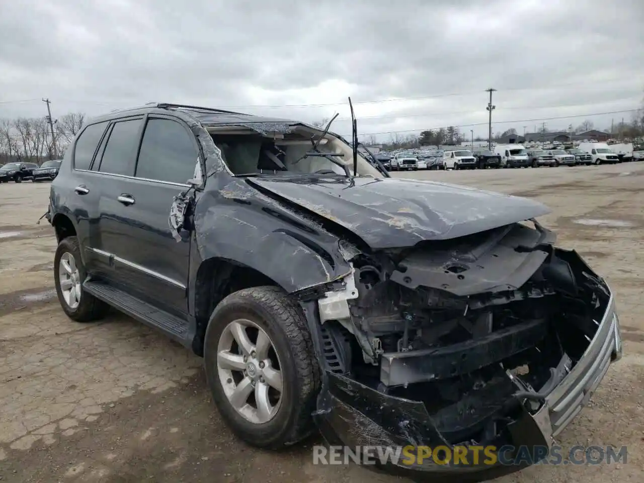 1 Photograph of a damaged car JTJBM7FX6K5214486 LEXUS GX 2019