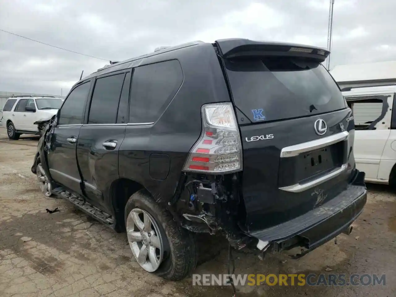 3 Фотография поврежденного автомобиля JTJBM7FX6K5214486 LEXUS GX 2019