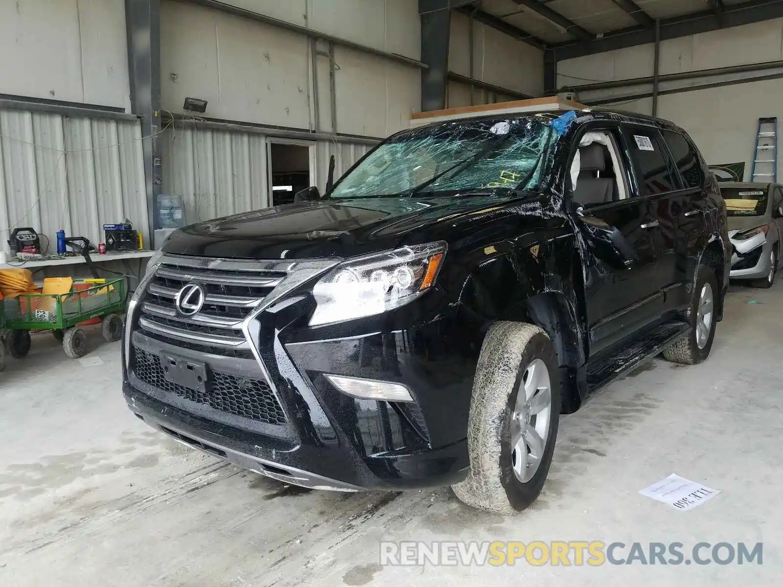 2 Photograph of a damaged car JTJBM7FX6K5215606 LEXUS GX 2019